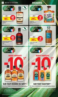 Intermarché - Prévisualisation de RHUM VIEUX AGRICOLE V.O CLÉMENT, 40% vol. 70 cl valide à partir de 04.11.2025 | Page: 46 | Produits: Rhum, Banane, Ananas, Bourbon