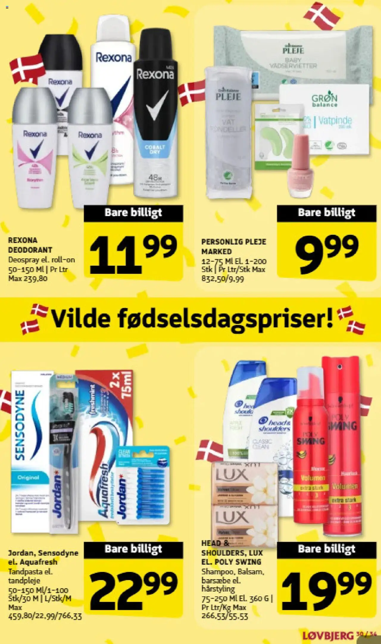Løvbjerg tilbudsavis – gyldig fra 12.09.2025 | Side: 30 | Produkter: Deodorant, Tandpasta