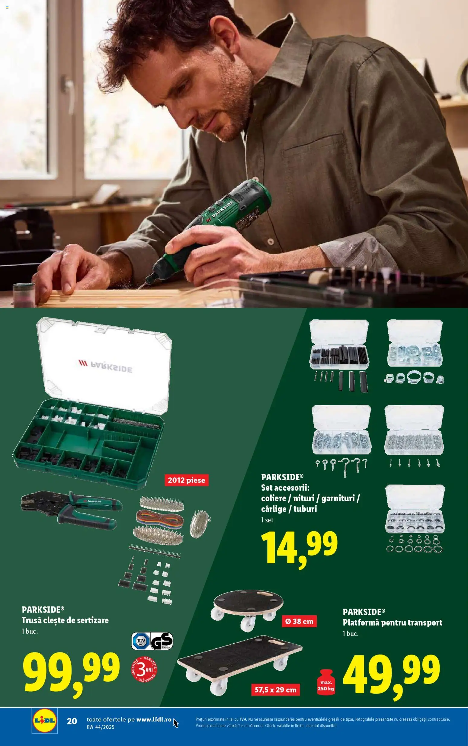 Noul catalog Lidl – valabil de la 27.10.2025 | Pagină: 20 | Produse: Clește