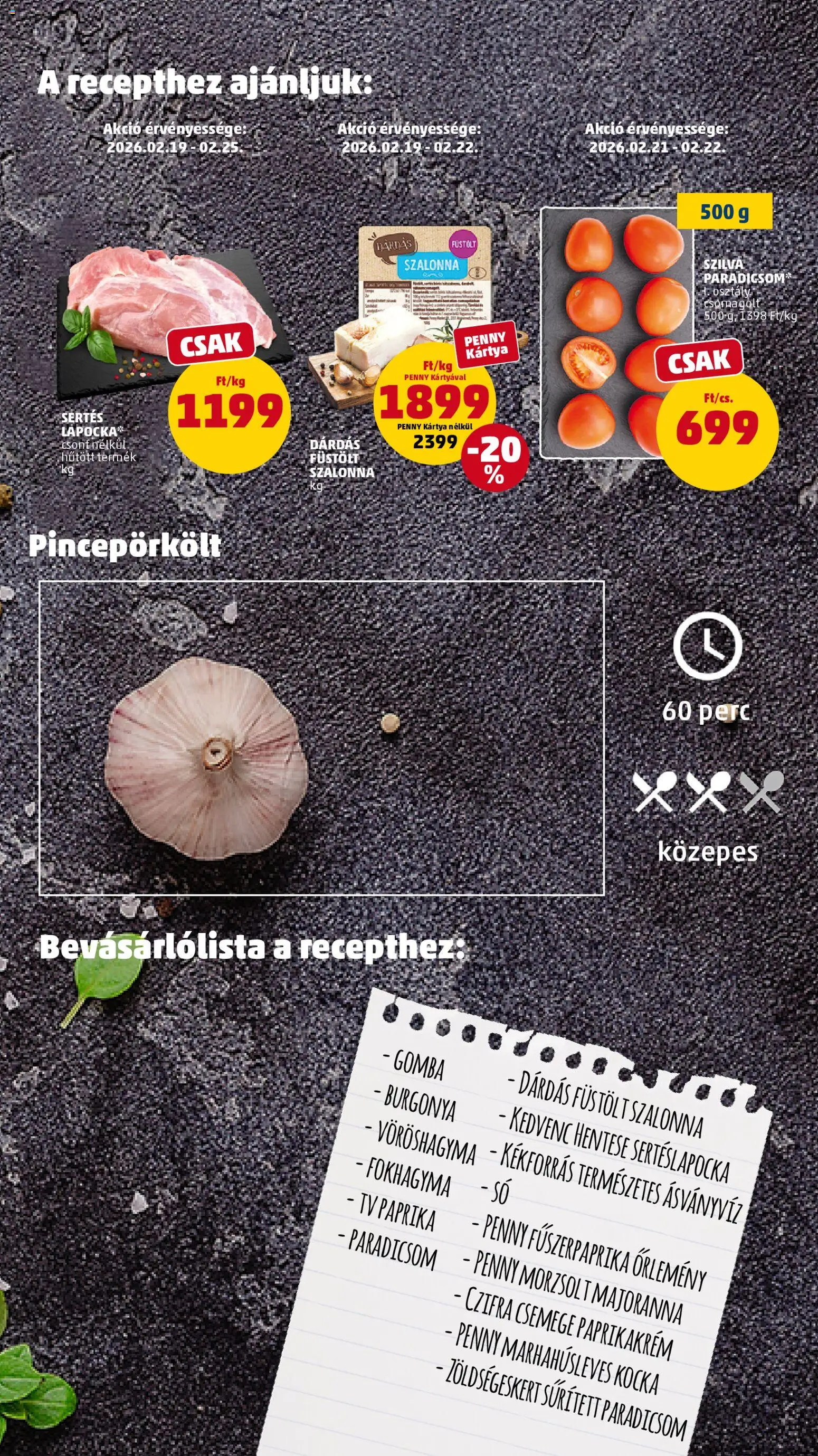 PENNY akciós ujság - amely érvényes a következő dátumtól: 19.02.2026 | Oldal: 9