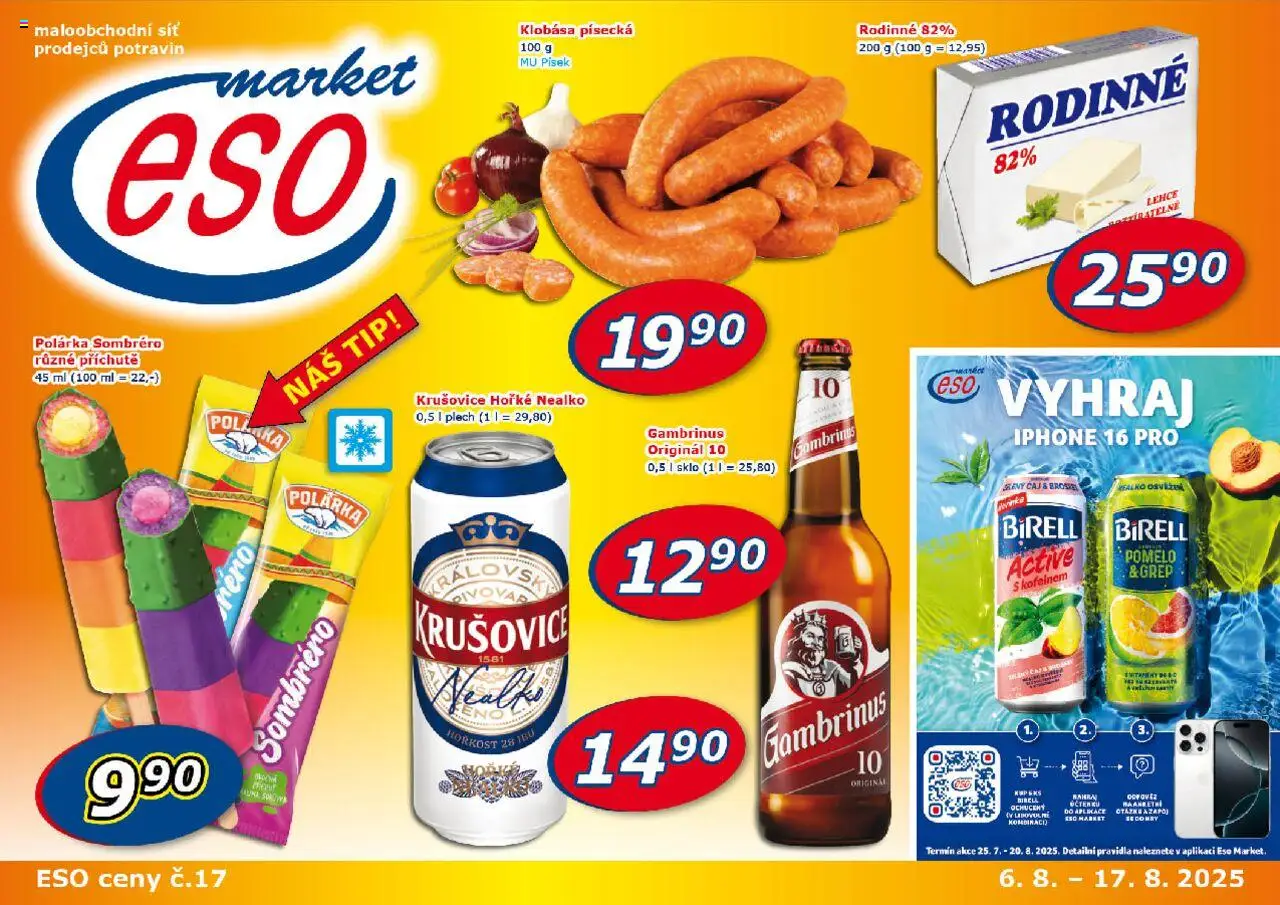 Eso market leták od 06.08.2025 | Strana: 1