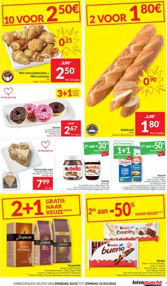 Intermarché folder week 7 - Voorbeeld van een folder van Intermarché, geldig van 10.02.2026 | Pagina: 9 | Producten: Donuts, Kinder, Taart, Koffie