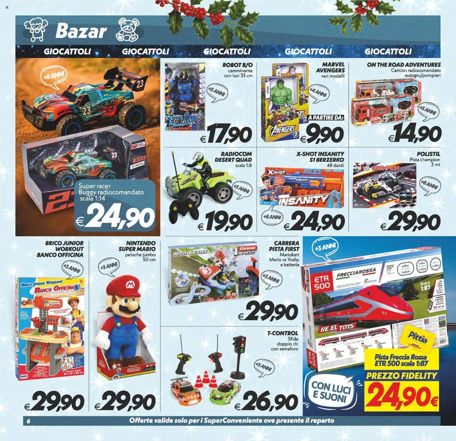 Volantino SuperConveniente del 05.12.2025 | Pagina: 37 | Prodotti: Peluche, The, Robot, Batteria