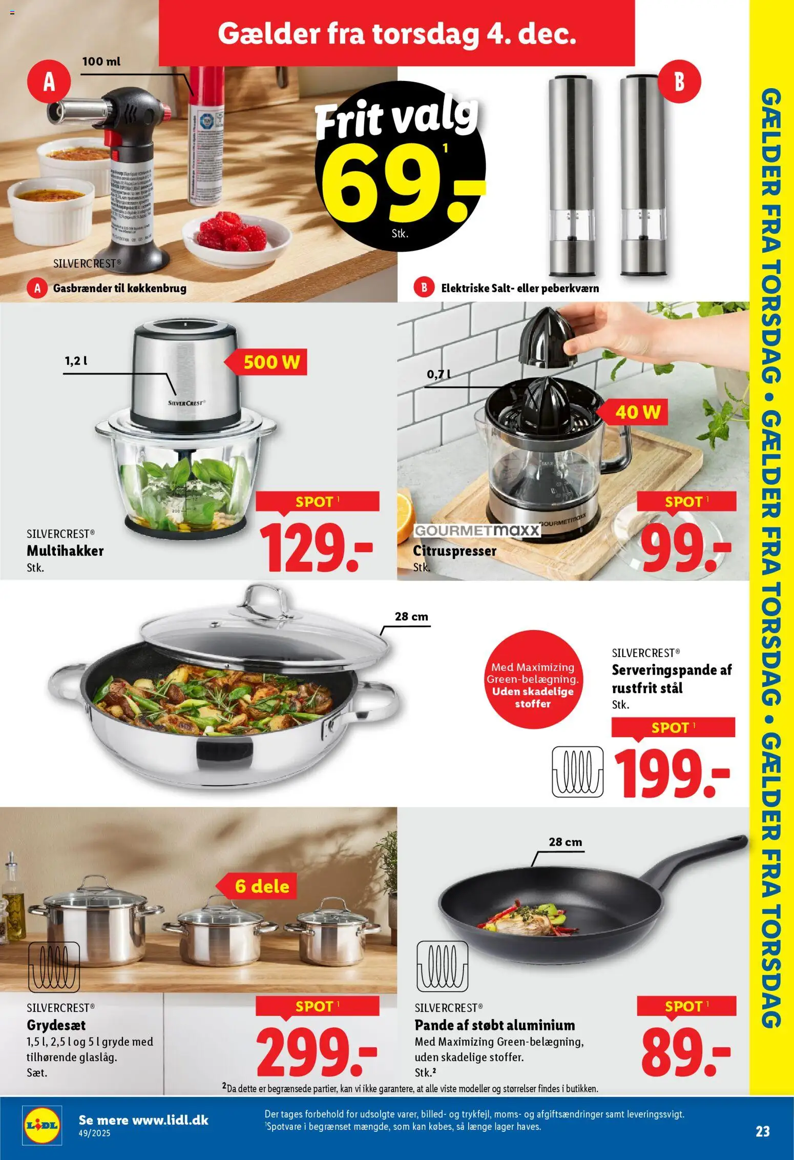 Lidl tilbudsavis – gyldig fra 30.11.2025 | Side: 9 | Produkter: Salt, Søm