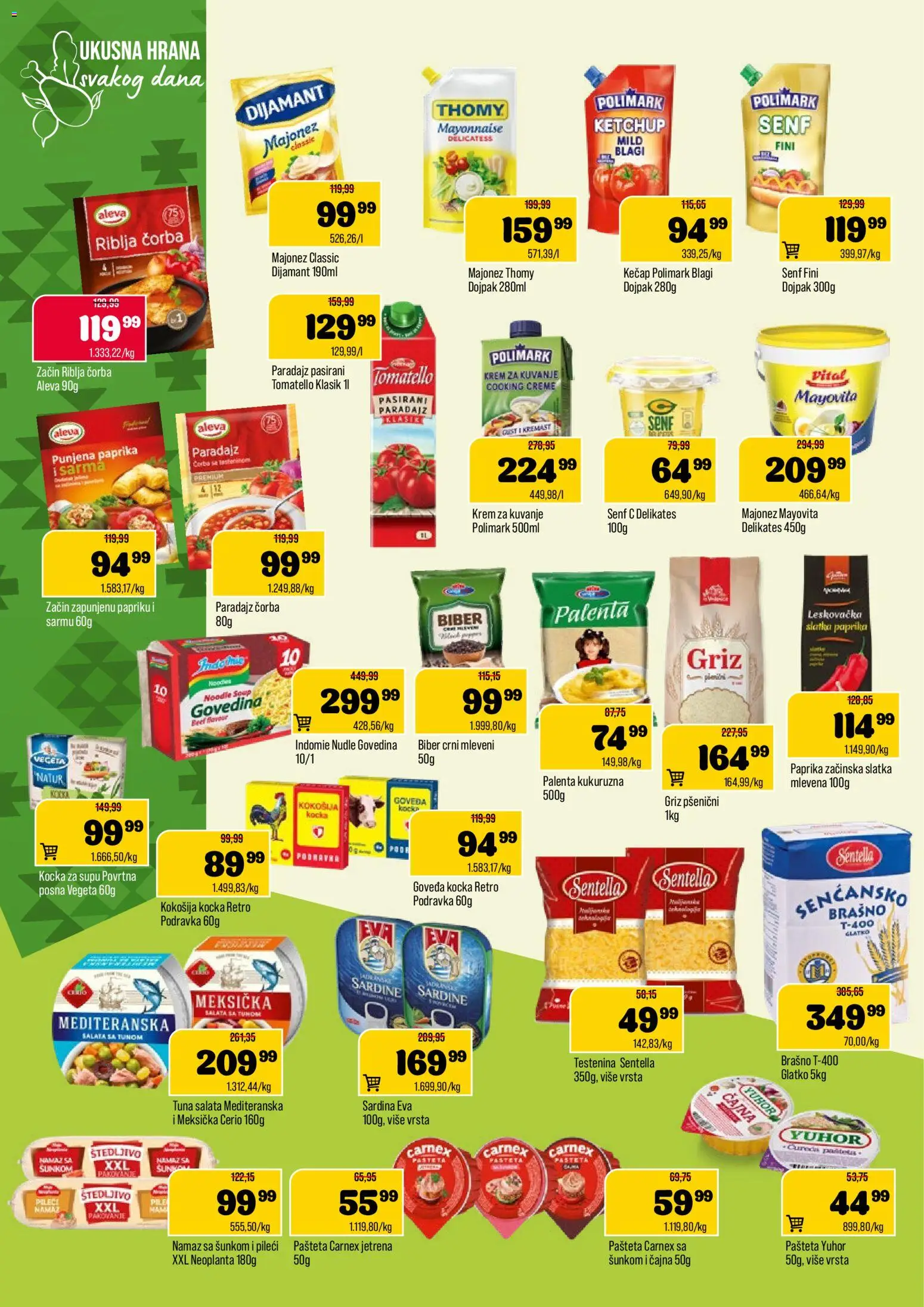 Podunavlje katalog - važi od 19.11.2025 | Strana: 6 | Proizvode: Majonez, Pile, Pašteta, Sardina