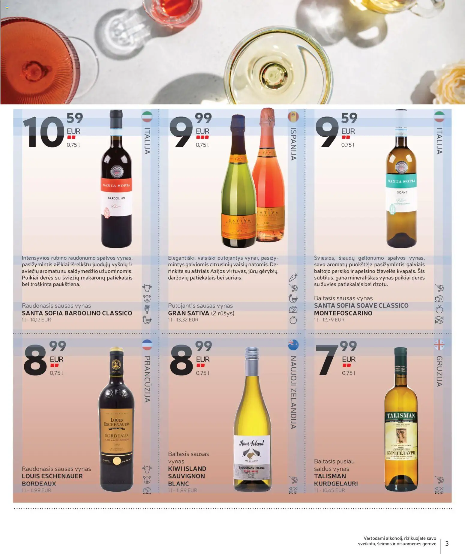 Rimi akcijos nuo 28.04.2026 | Puslapis: 3 | Prekių: Vynas