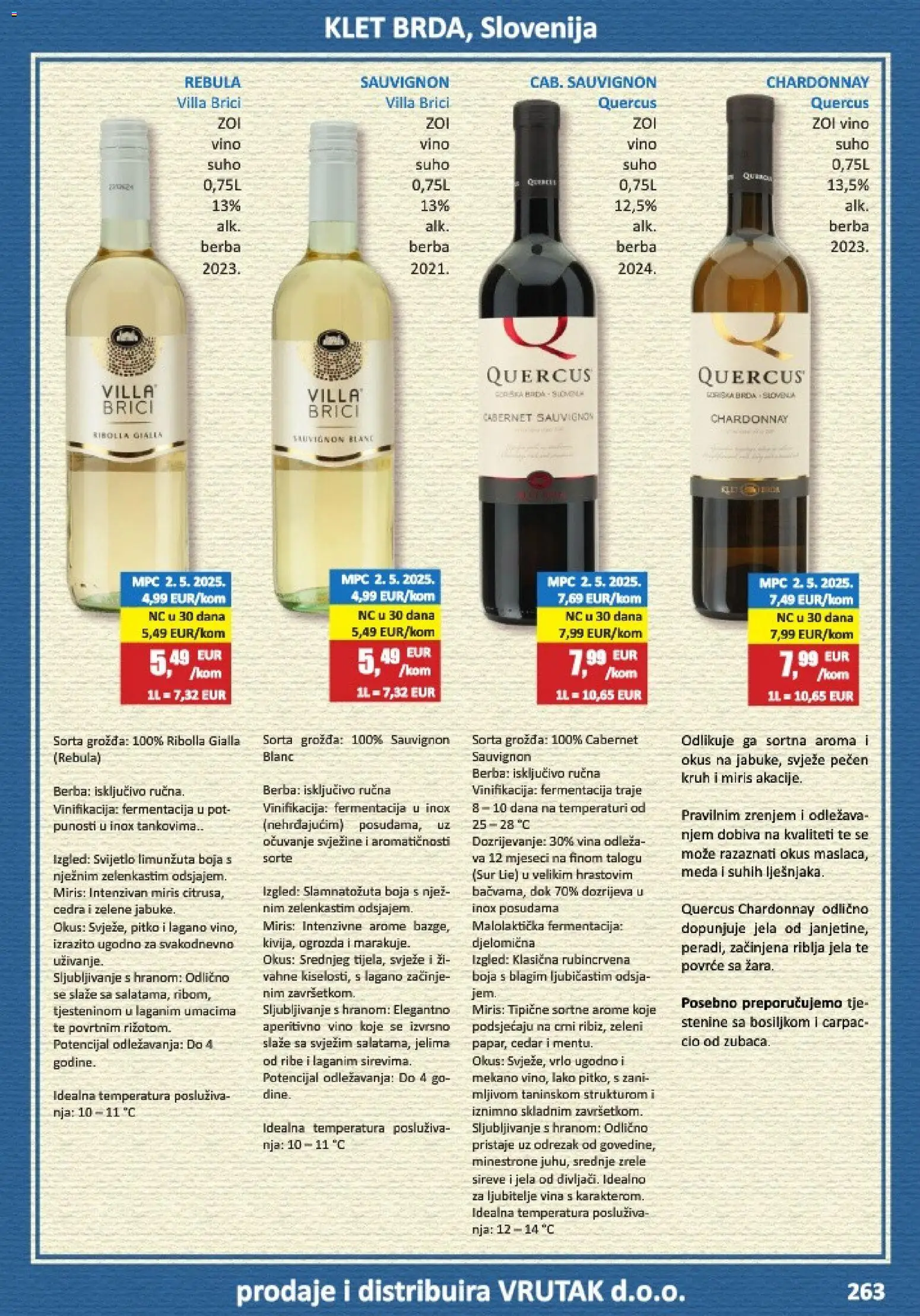 Vrutak katalog | vrijedi od 01.11.2025 | Stranica: 263 | Proizvodi: Miris, Kruh, Vino, Povrće