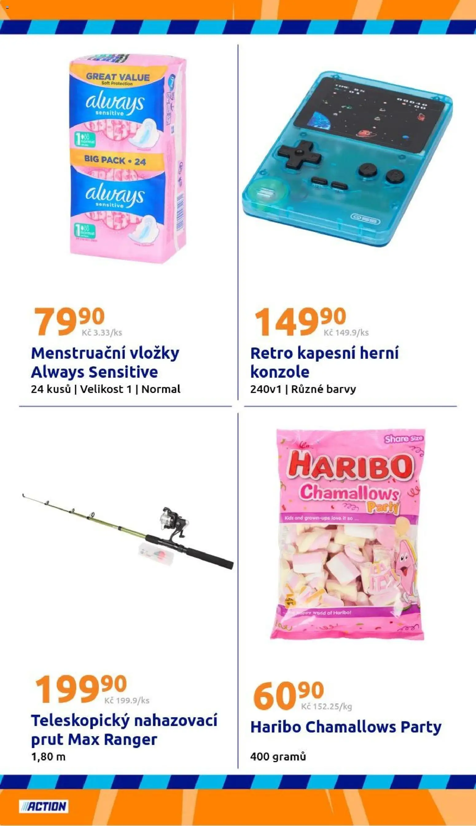 Action leták od 29.04.2026 | Strana: 24 | Produkty: Vložky, Haribo, Barvy, Prut