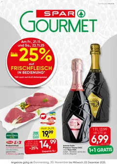 SPAR Gourmet Flugblatt ab 20.11.2025 gültig