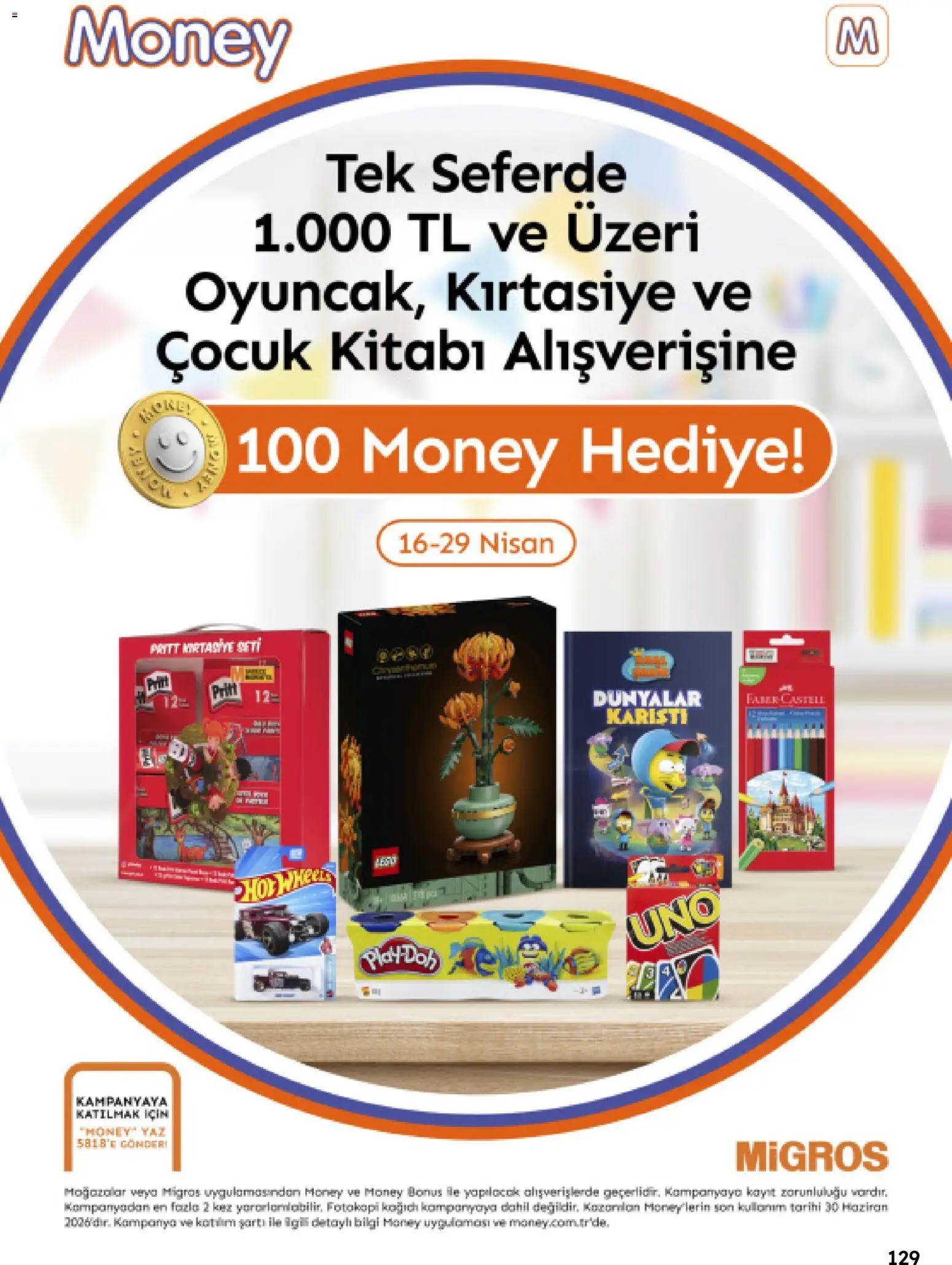 Migros Katalog - Migroskop - 16.04.2026 tarihinden itibaren geçerlidir | Sayfa: 129