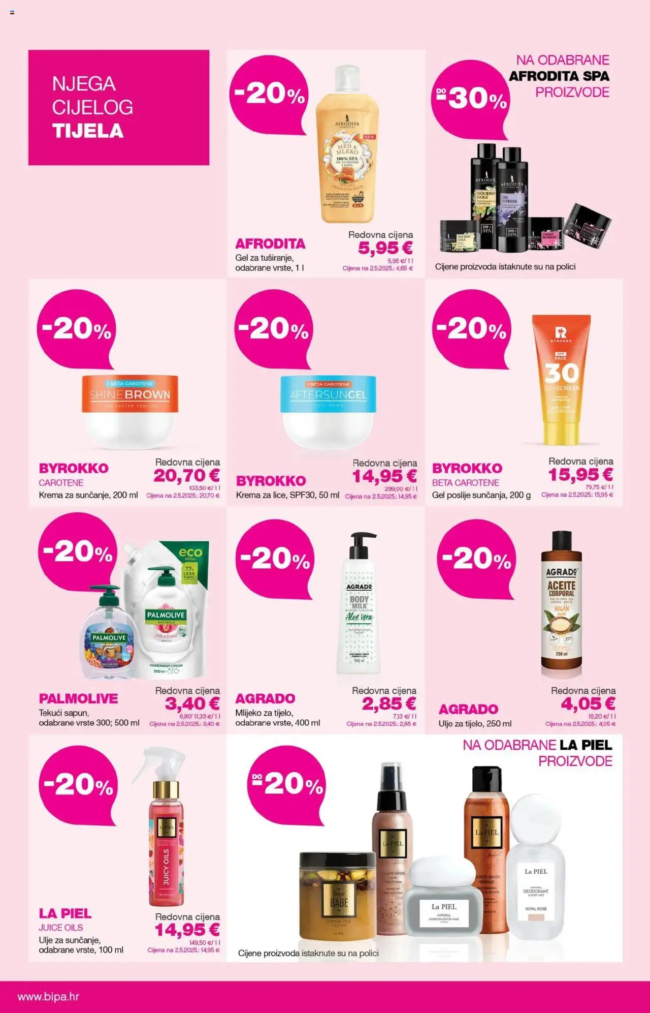 Bipa katalog | vrijedi od 01.07.2025 | Stranica: 4 | Proizvodi: Med, Mlijeko, Ulje, Krema