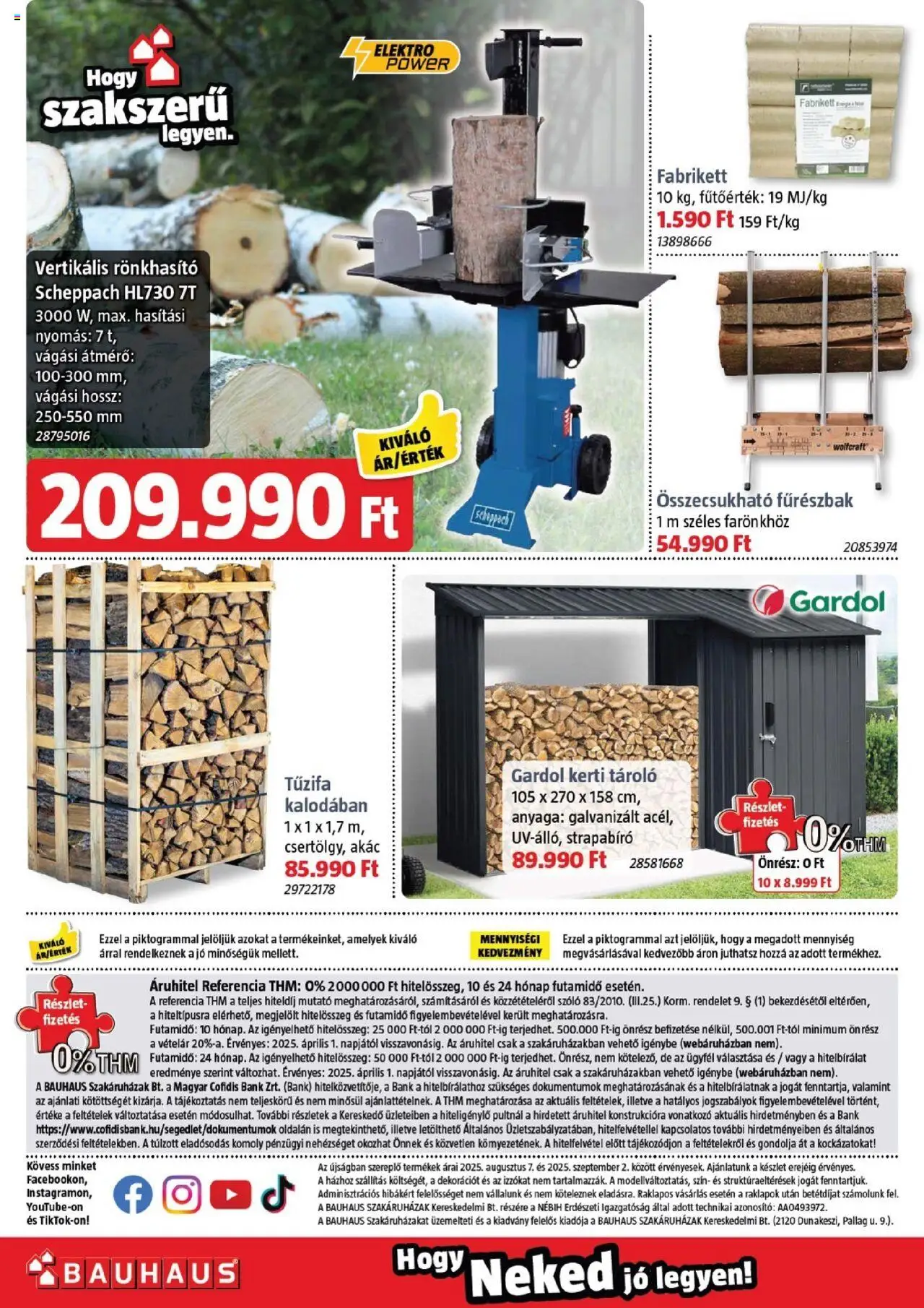 Bauhaus akciós ujság - amely érvényes a következő dátumtól: 07.08.2025 | Oldal: 42 | Termékek: Szőlő, Tüzifa