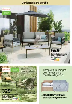 Vista previa Leroy Merlin catálogo válido desde el 24.03.2026 | Página: 21 | Productos: Muebles, Mesa, Muebles de jardín