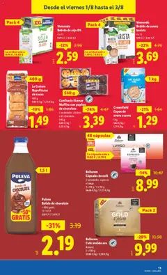 Lidl catálogo MAD │ válido desde el 28.07.2025 | Página: 17 | Productos: Café, Copos, Bebida de avena, Φρυγανιές σικάλεως