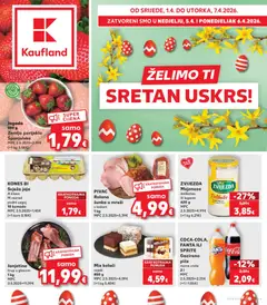 Kaufland HR akciós újság - amely érvényes a következő dátumtól: 01.04.2026