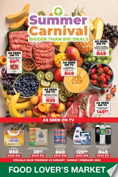 Food Lover's Market specials catalogue – valid from 22.01.2025