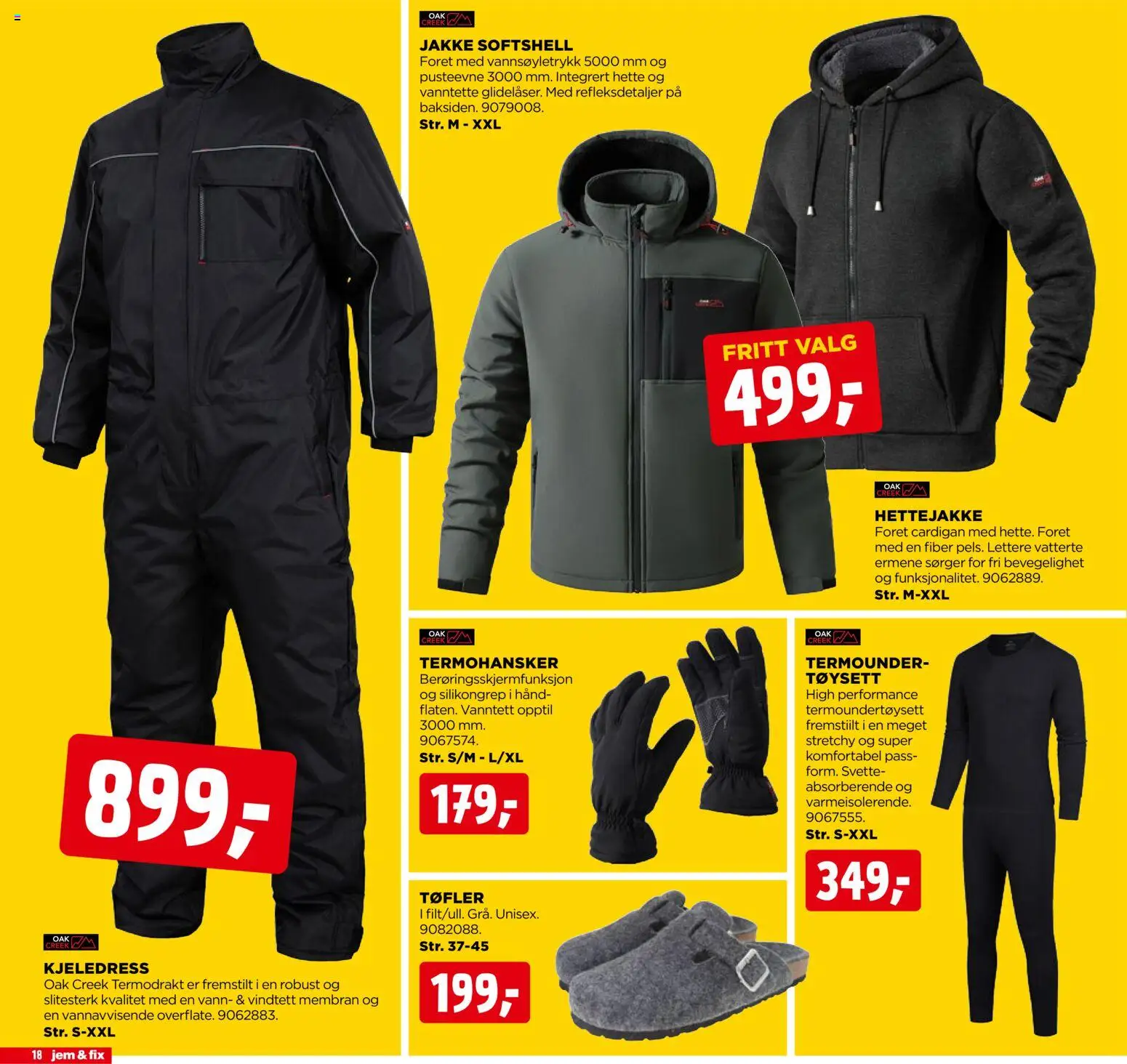 {H1} | Side: 18 | Produkter: Jakke, Hettejakke, Вермішель, Tøfler