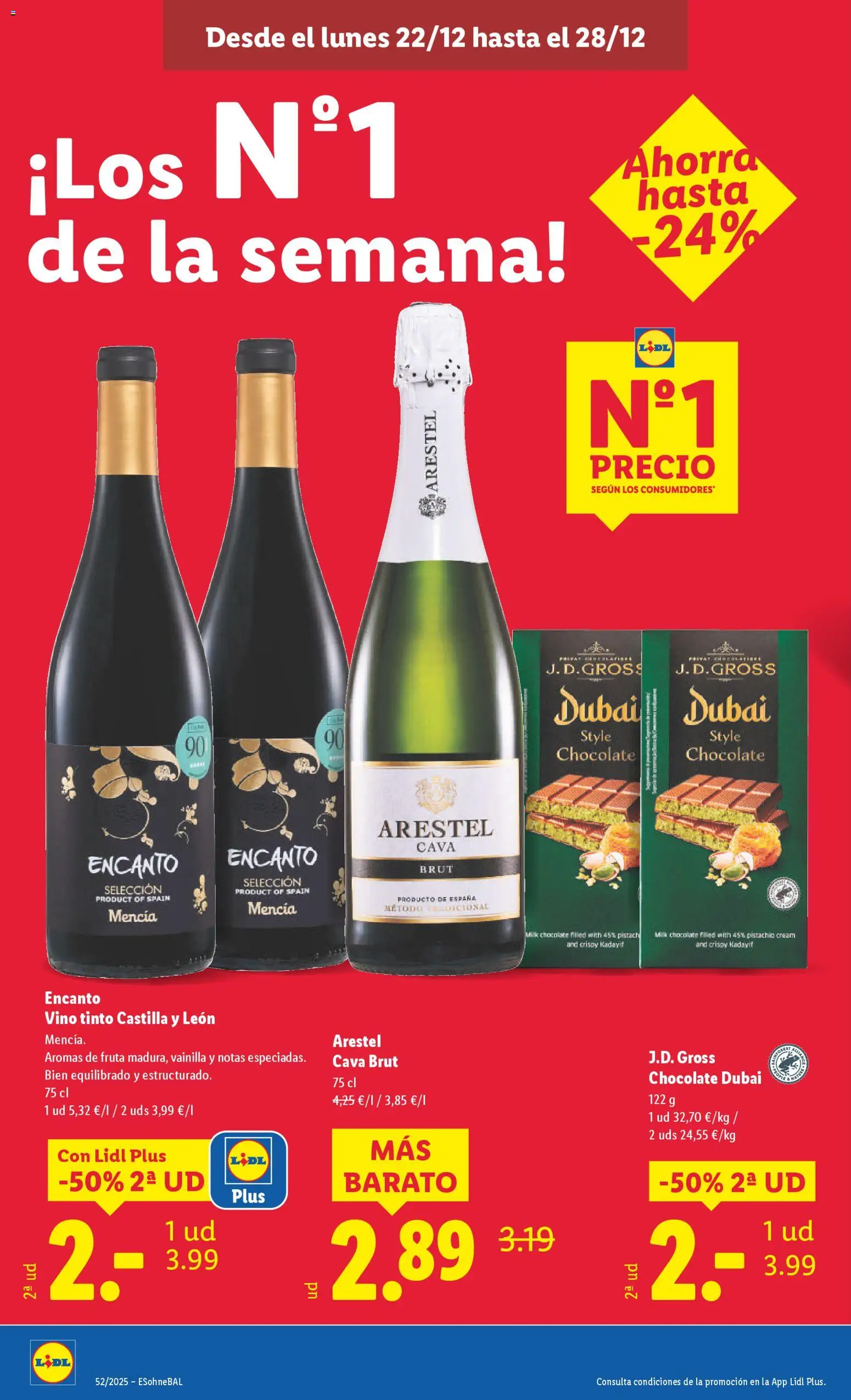 Lidl folleto │ válido desde el 22.12.2025 | Página: 34 | Productos: Chocolate, Vino