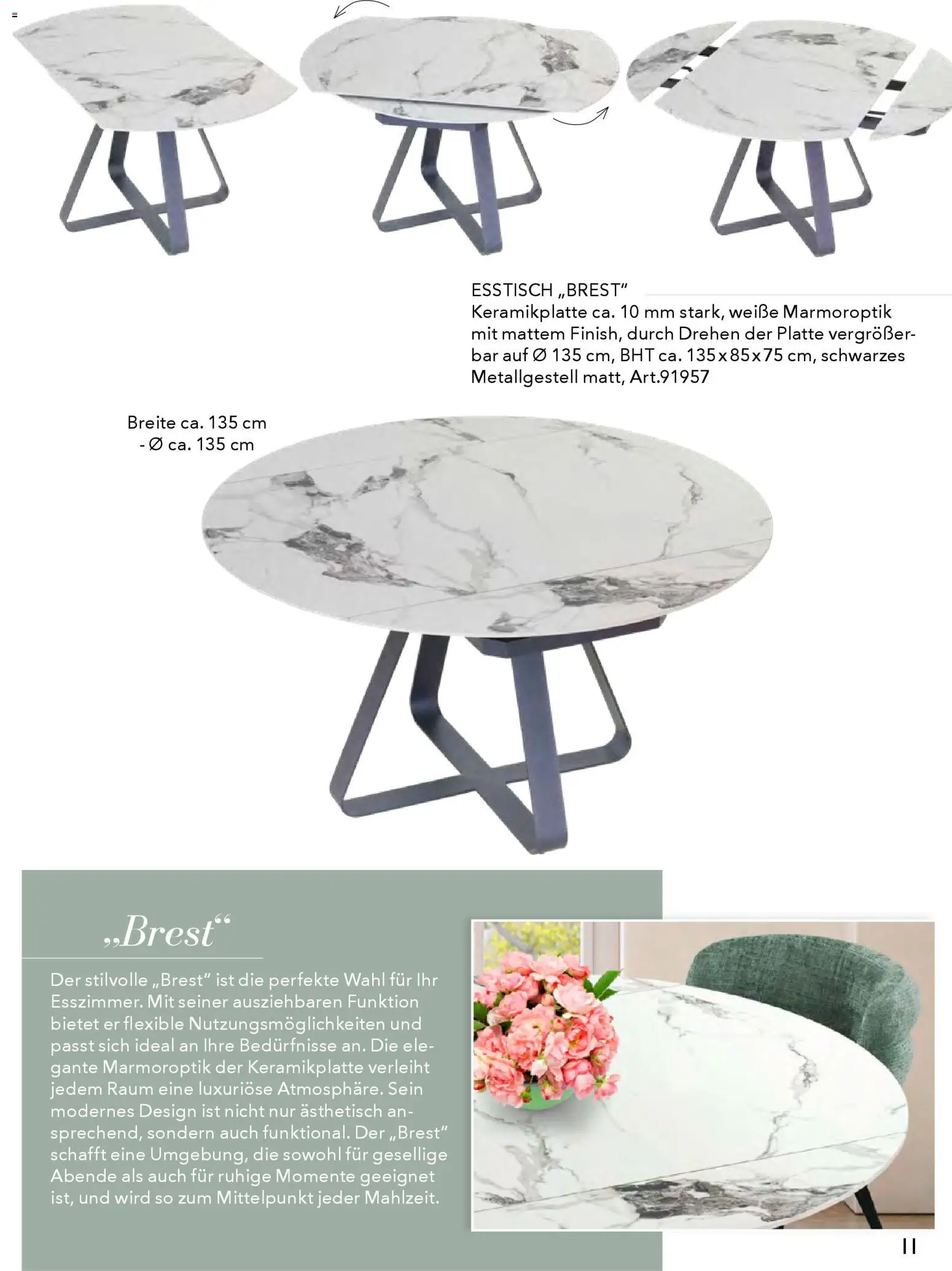 Rahaus Prospekt Glas/Keramik-Esstische – gültig ab 29.01.2026 | Seite: 11 | Produkte: Esstisch