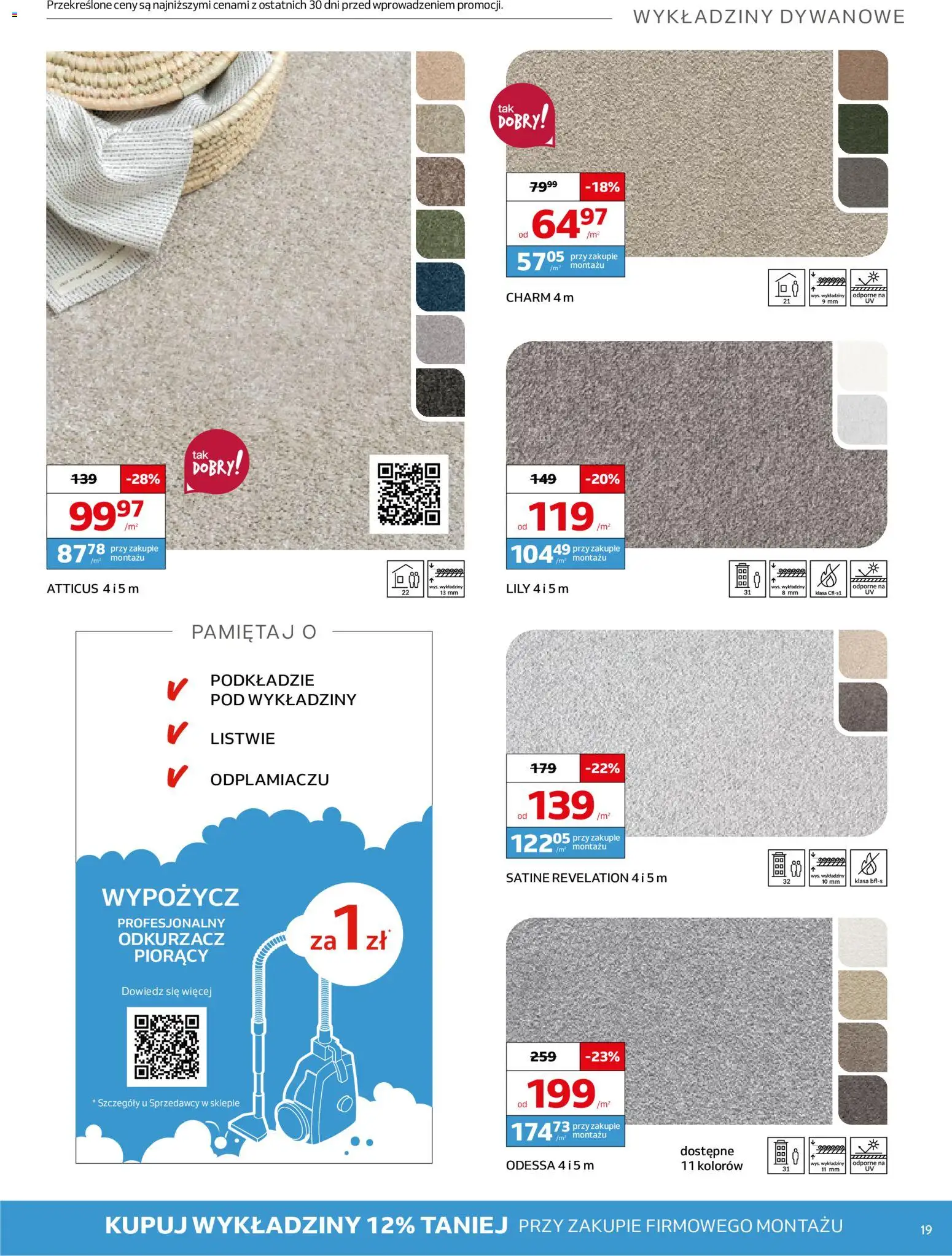 Komfort gazetka od 18.03.2026 | Strona: 19 | Produkty: Odkurzacz