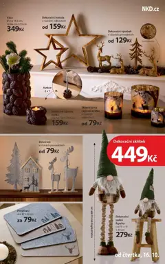 Náhled letáku NKD leták od 16.10.2025 | Strana: 21 | Produkty: Prostírání, Svícen, Váza, Dekorace
