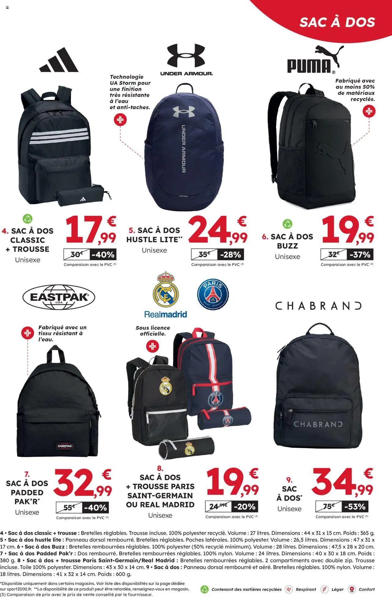  | Page: 9 | Produits: Sac, Poids, Sac à dos