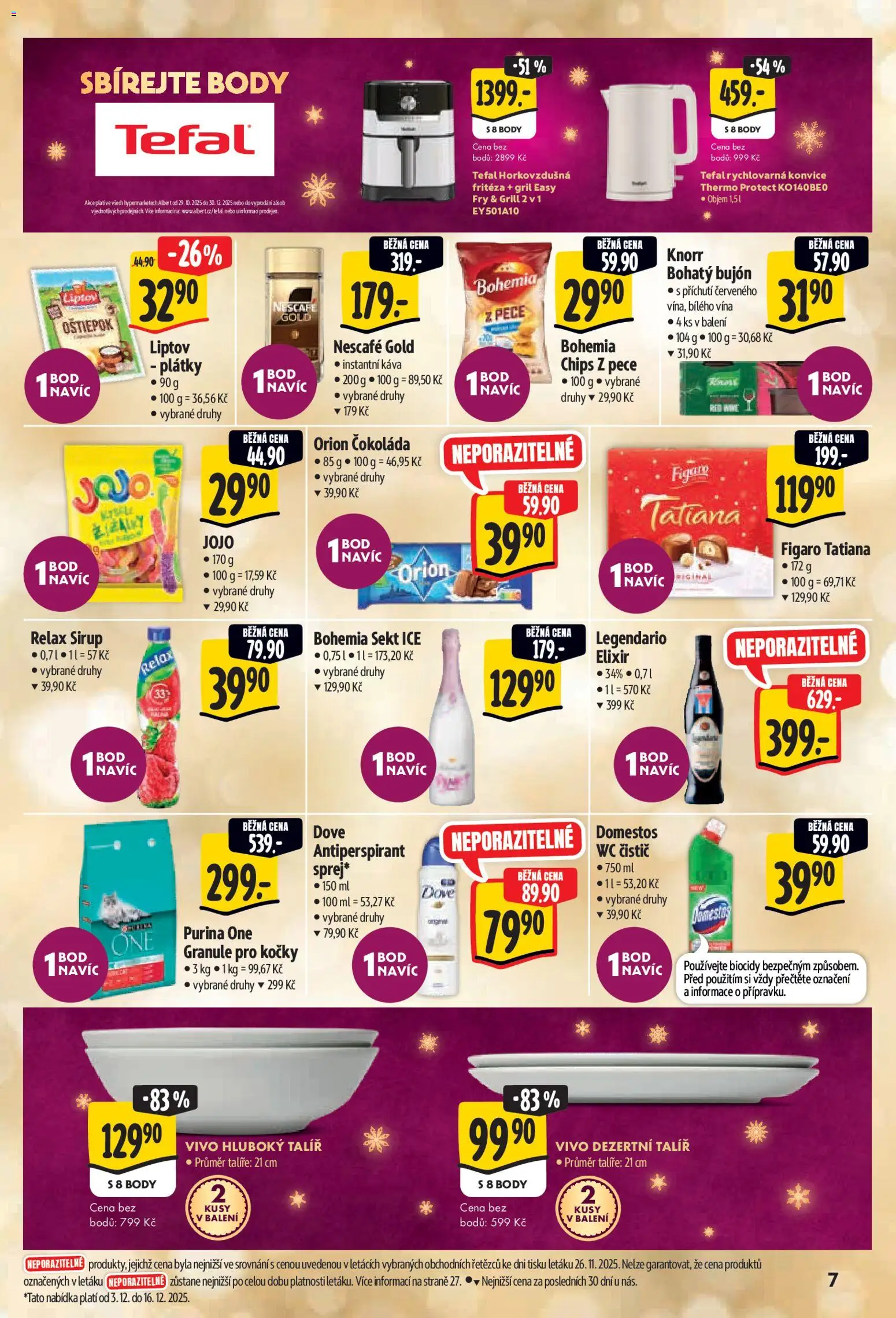 Albert leták - Hypermarket od 03.12.2025 | Strana: 14 | Produkty: Antiperspirant, Jojo, Talíř, Nescafé
