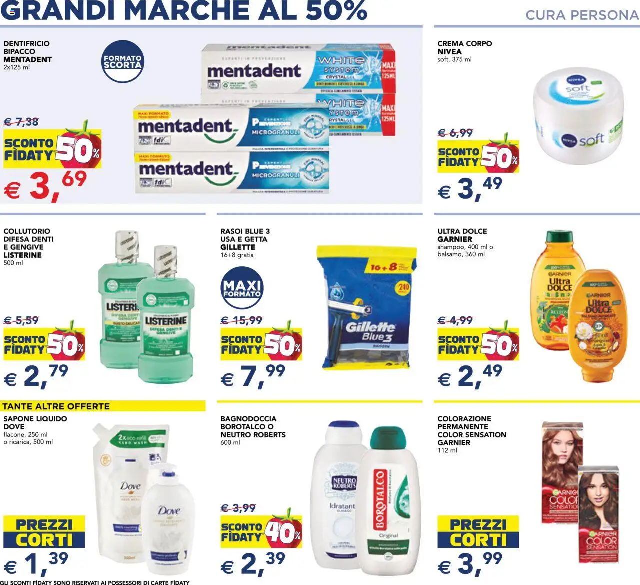 Volantino Esselunga S del 09.10.2025 | Pagina: 10 | Prodotti: Crema, Sapone, Dentifricio, Collutorio