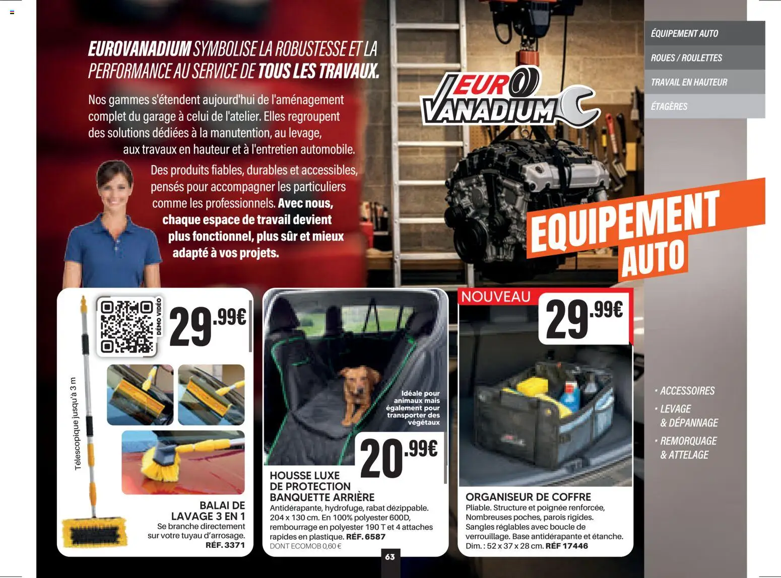 {H1} | Page: 63 | Produits: Vidéo, Base, Tuyau, Balai