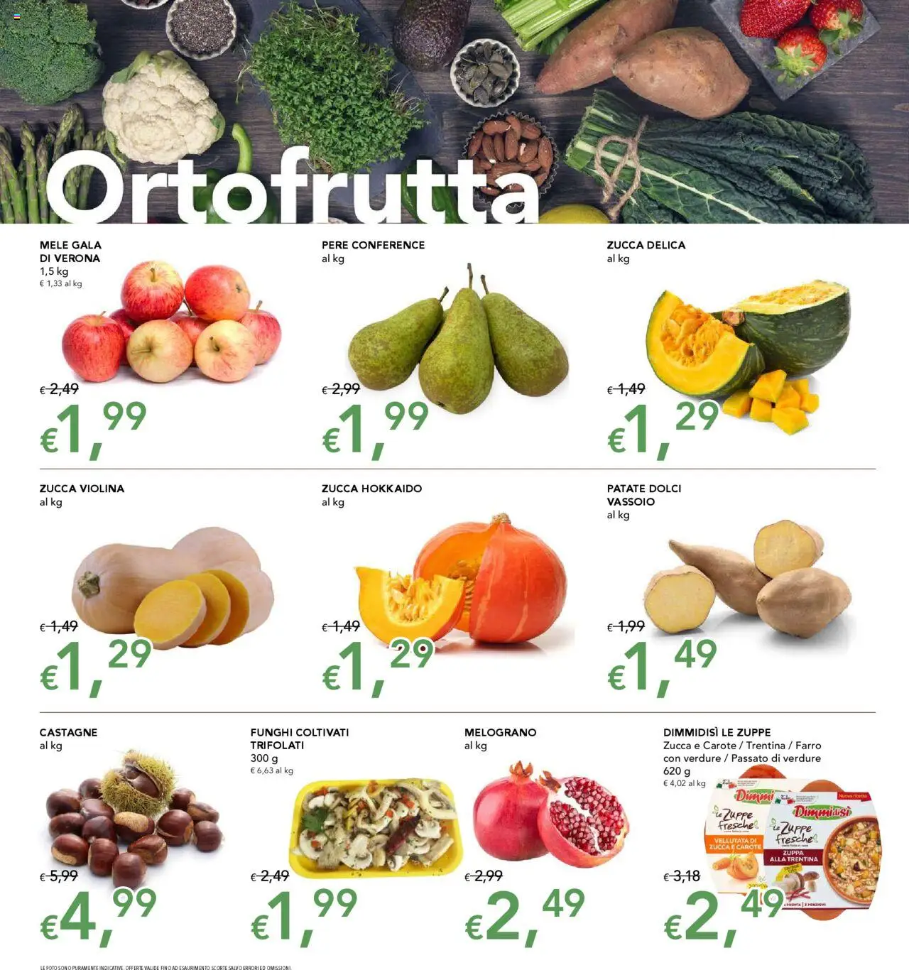 Volantino Migross del 09.10.2025 | Pagina: 2 | Prodotti: Mele, Verdure, Zucca, Vassoio