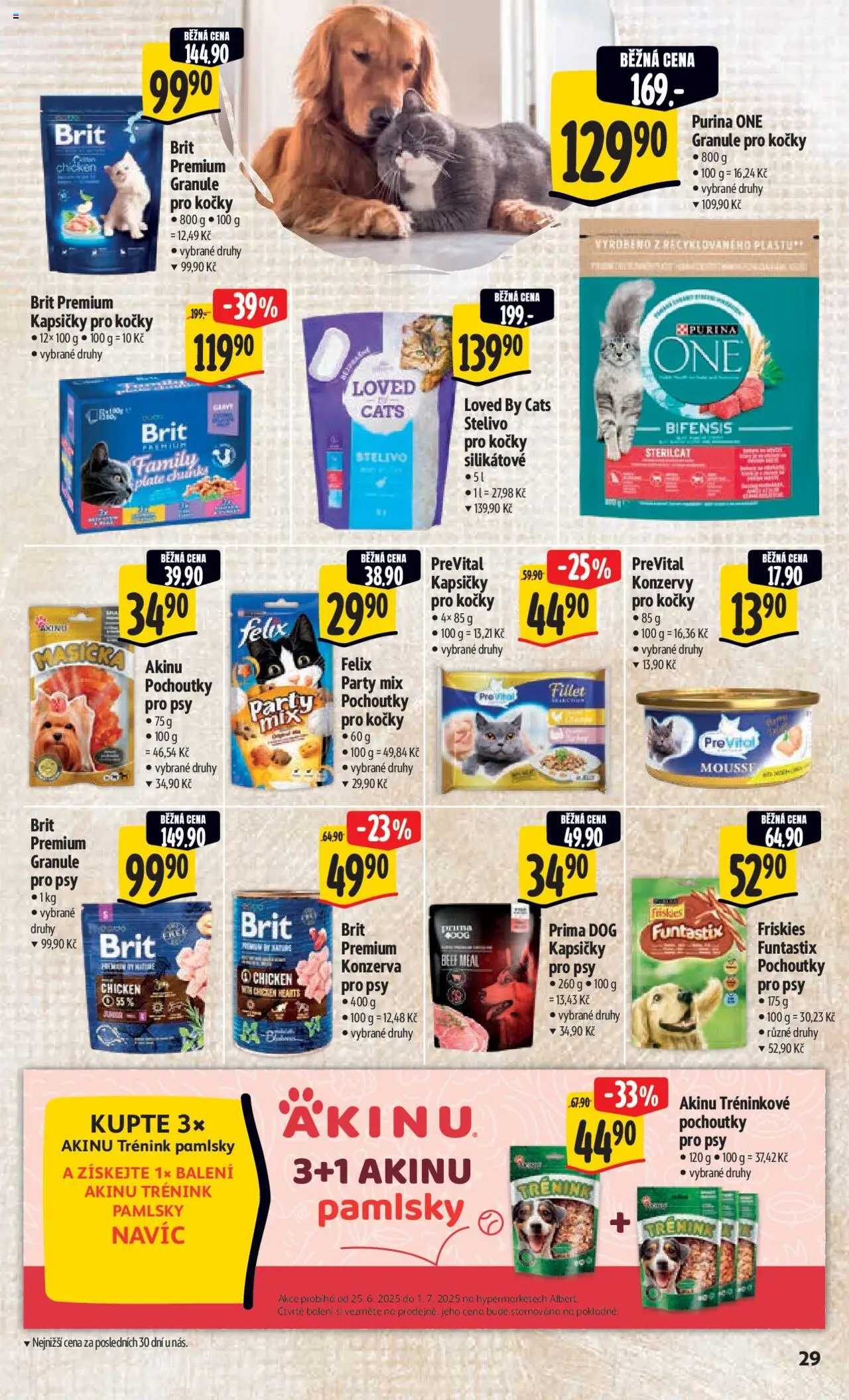Albert leták - Hypermarket od 25.06.2025 | Strana: 38 | Produkty: Felix, Stelivo pro kočky, Kapsičky pro kočky, Party mix