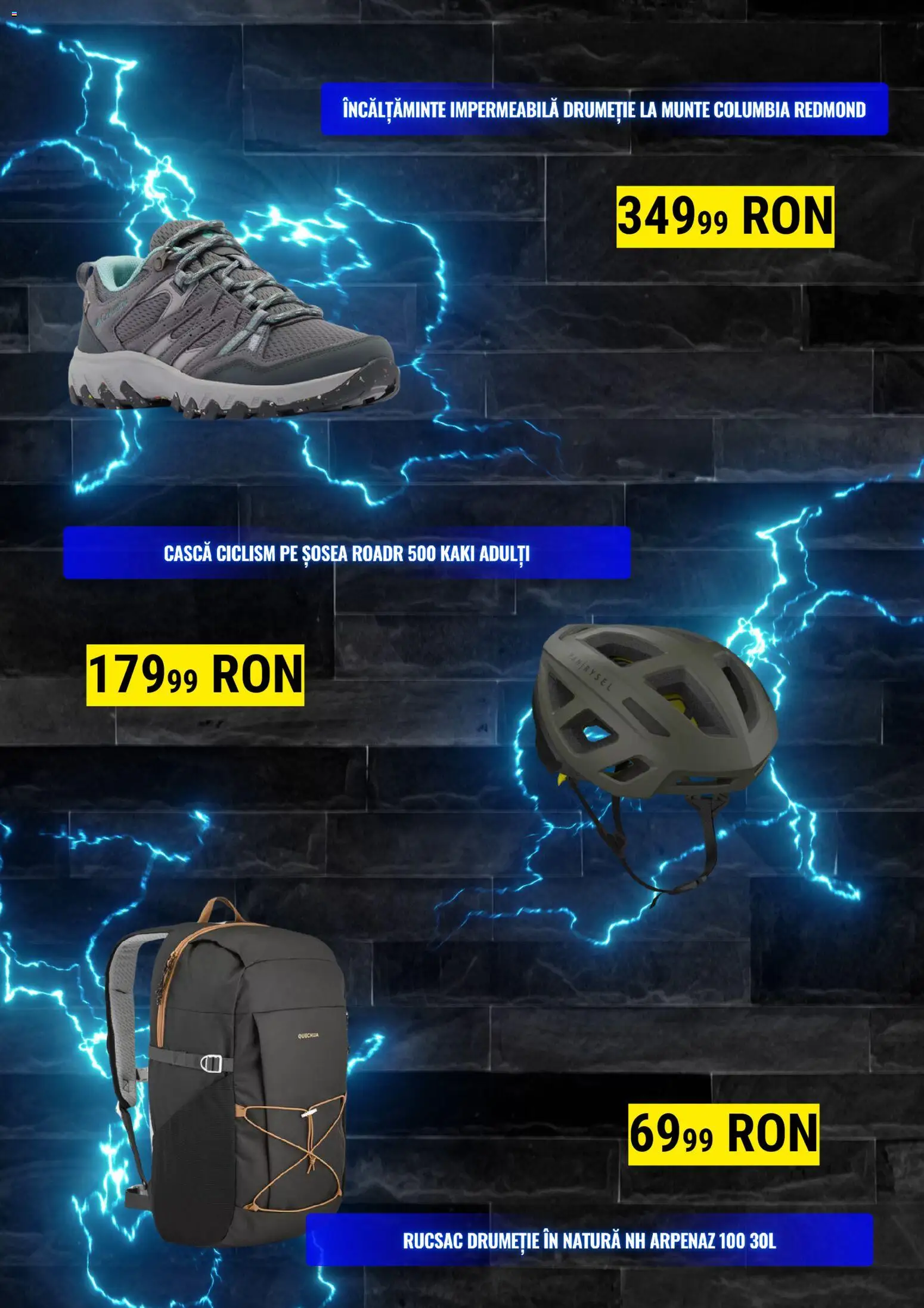 Noul catalog Decathlon – valabil de la 01.04.2026 | Pagină: 2 | Produse: Kaki, Bornoz takımı, Rucsac