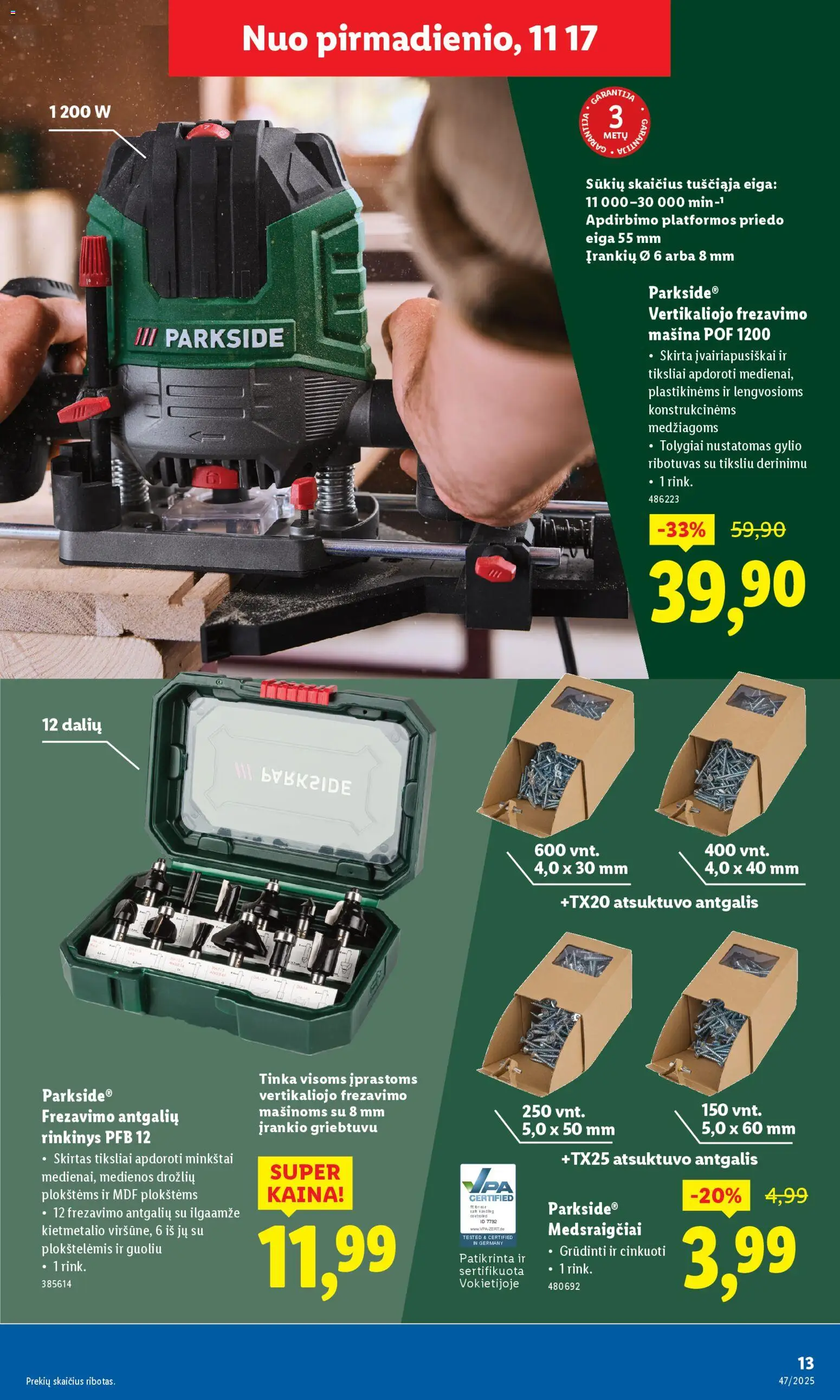 LIDL akcijos nuo 17.11.2025 | Puslapis: 13