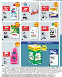 Carrefour - Prévisualisation de Carrefour Le blanc valide à partir de 26.12.2025 | Page: 23 | Produits: Amande, Poudre, Savon, Lessive