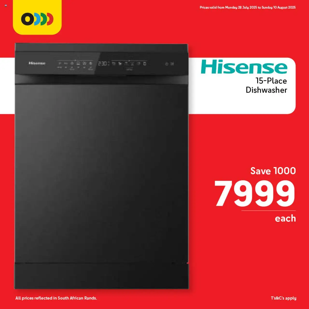 Makro Birthday Price-Drop Appliances │ valid from 28.07.2025 | Page: 4 | Products: Dishwasher