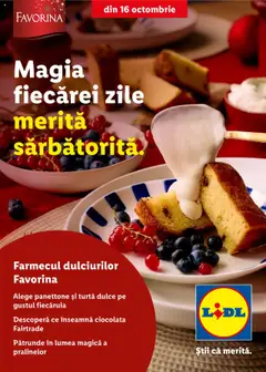 Ofertele Lidl valabile de la 16.10.2025