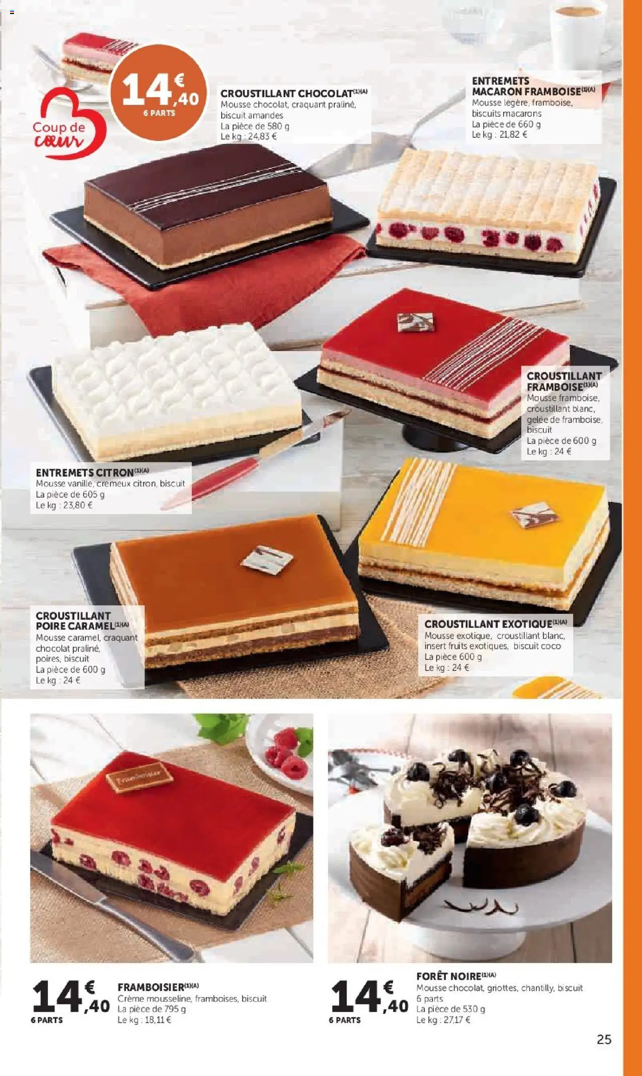 {H1} | Page: 25 | Produits: Framboise, Poire, Gelée, Amandes