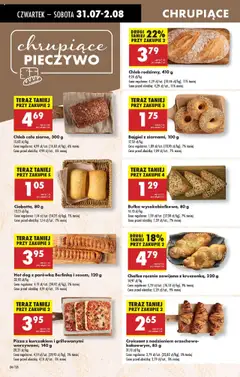 Biedronka gazetka - Oferta W tym tygodniu od 31.07.2025 | Strona: 34 | Produkty: Bułka, Chleb rodzinny, Chleb, Ciabatta