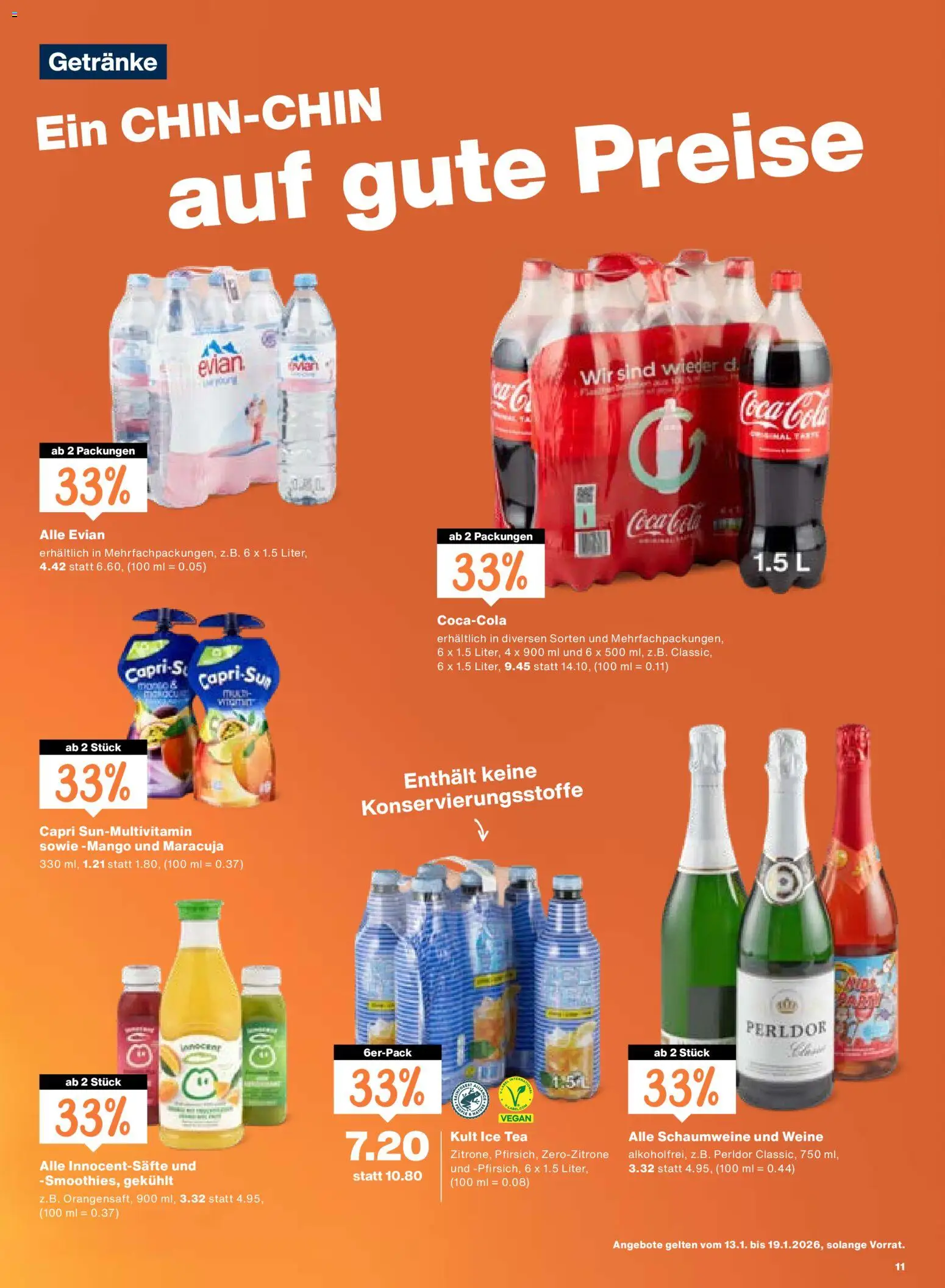 Migros Aktionen – gültig ab 13.01.2026 | Seite: 11 | Produkte: Coca Cola, Mango