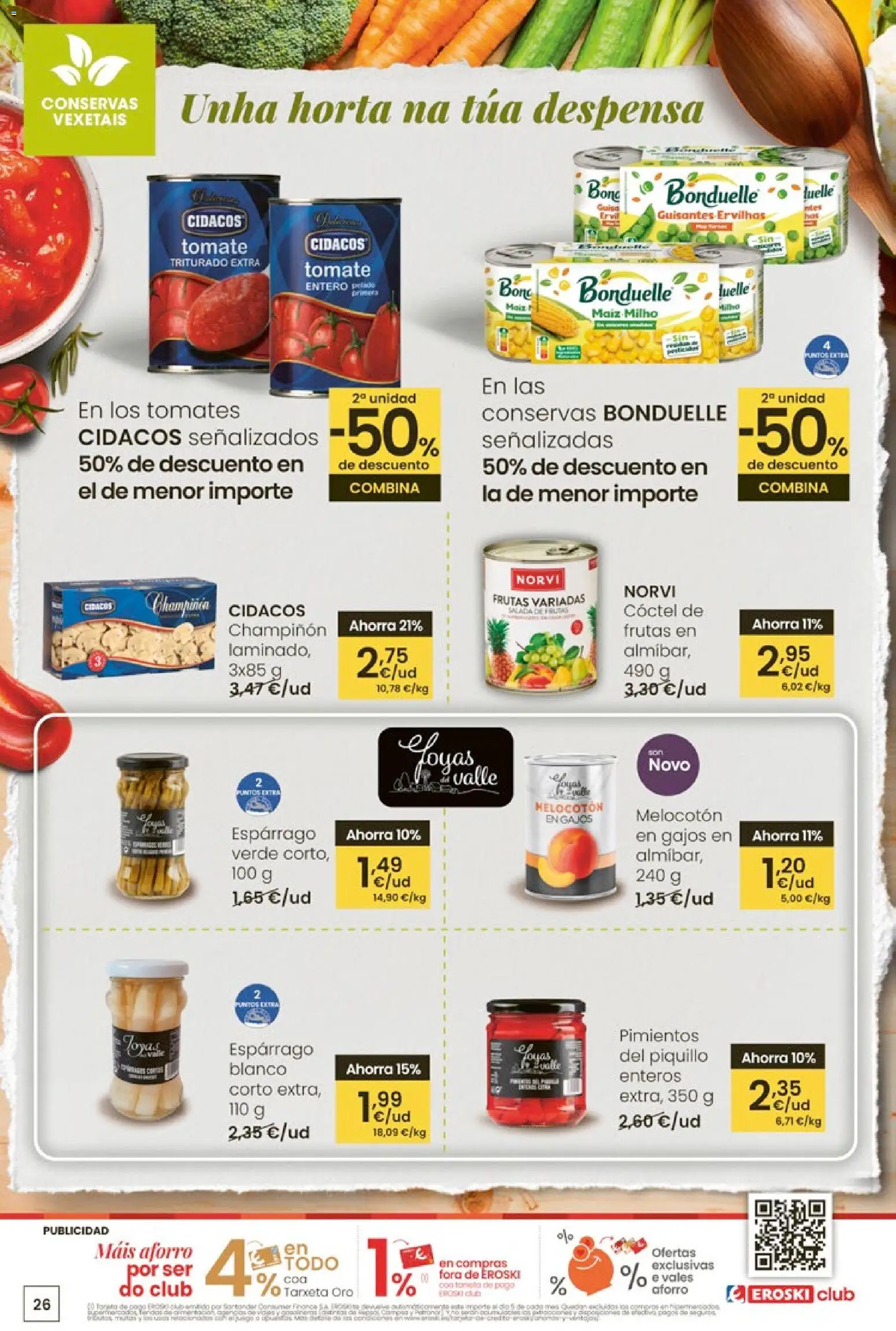Eroski - Entroido do aforro │ válido desde el 29.01.2026 | Página: 26 | Productos: Tomates