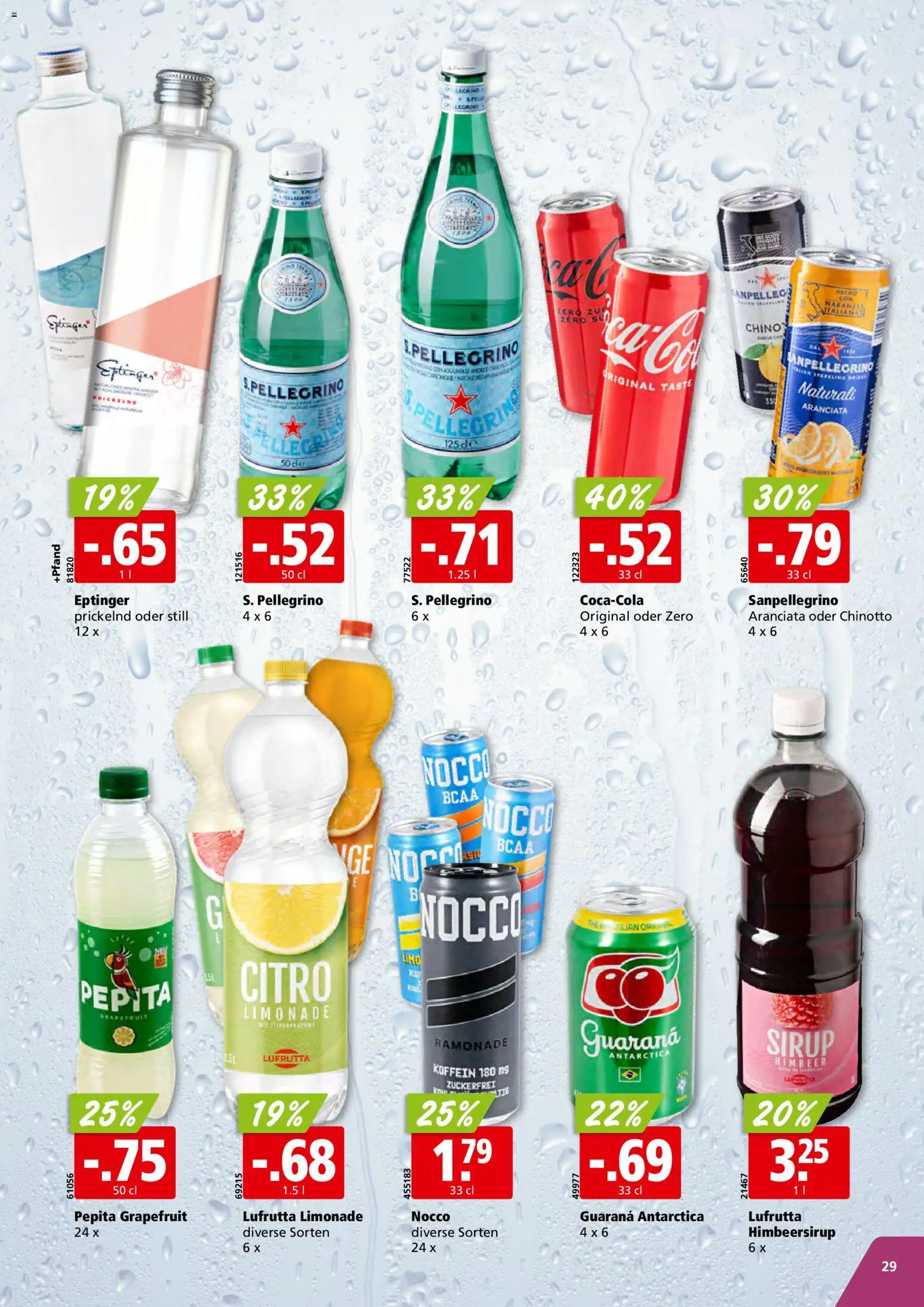 Aligro Aktionen Schlieren, Gossau SG, Frauenfeld, Rapperswil-Jona, Sargans, Bern, Brüttisellen, Pratteln, Emmen, Spreitenbach – gültig ab 01.12.2025 | Seite: 29 | Produkte: Limonade, Sirup, Grapefruit