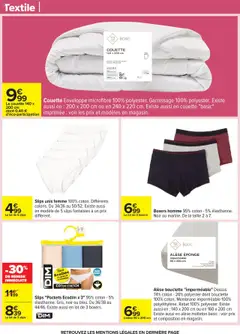  | Page: 61 | Produits: Eponge, La couette, Slips, Couette