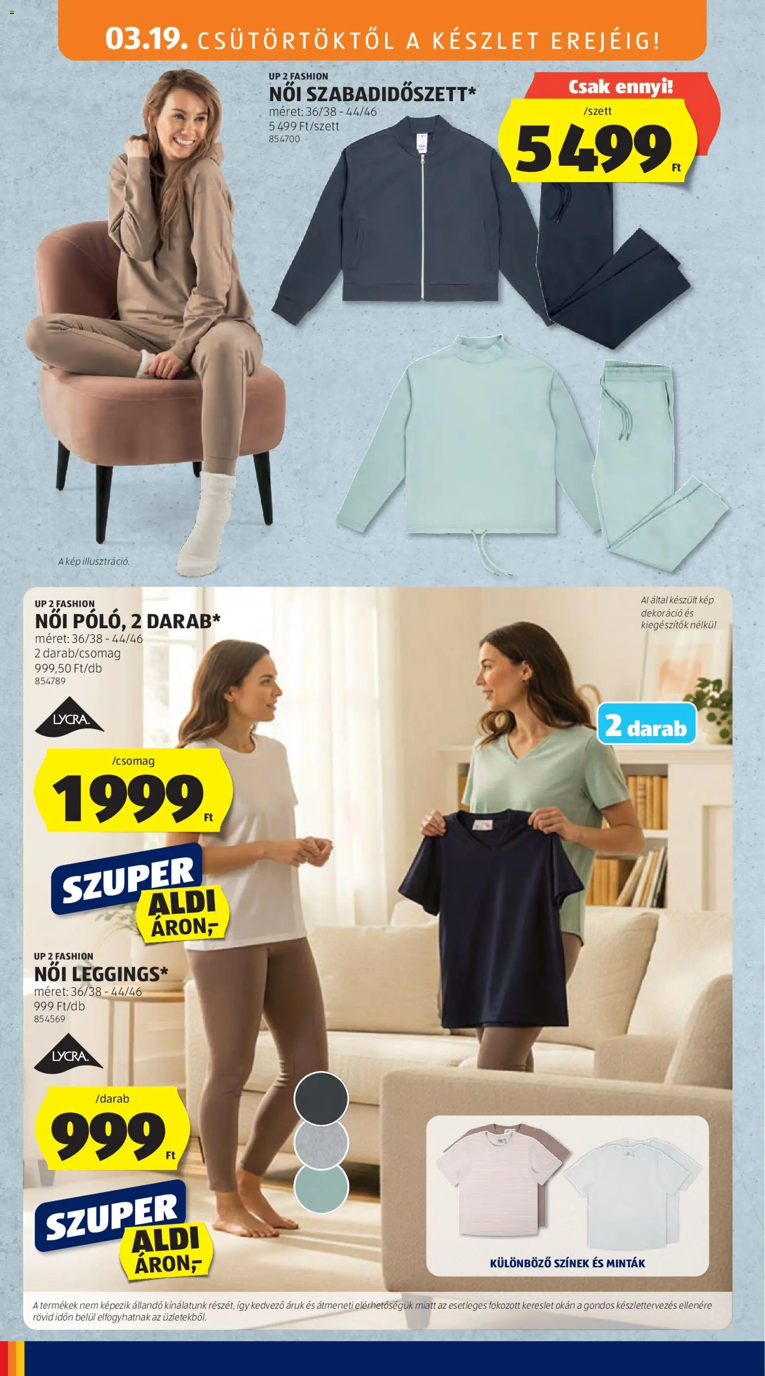 Aldi akciós ujság - amely érvényes a következő dátumtól: 19.03.2026 | Oldal: 2