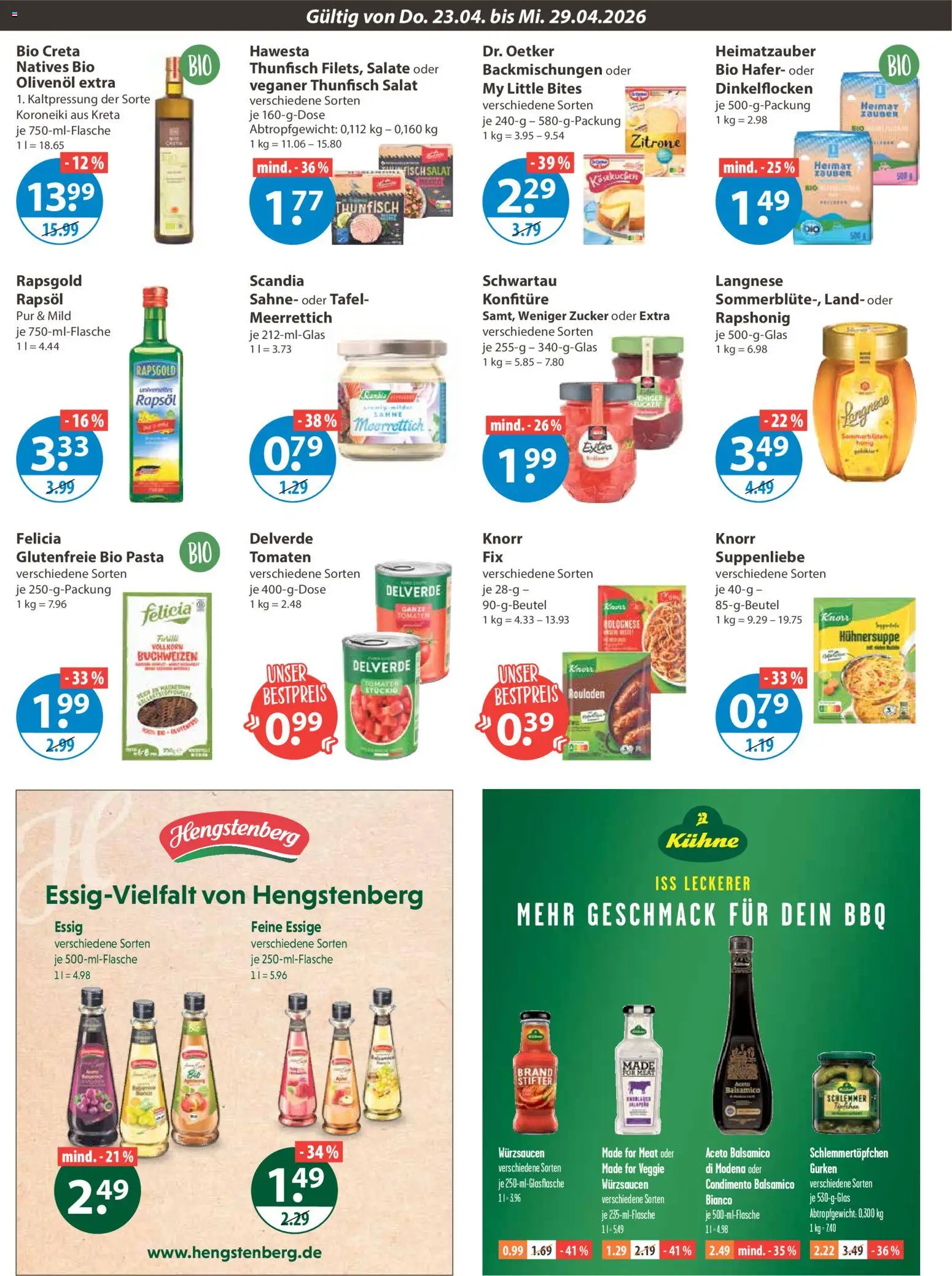 V-Markt München – gültig ab 23.04.2026 | Seite: 8 | Produkte: Tomaten, Zucker, Sahne, Salat