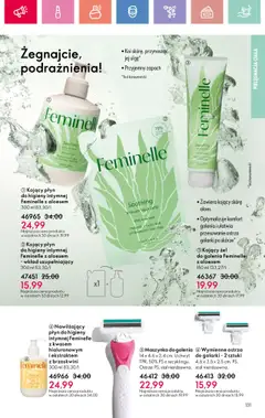 Oriflame Katalog 11 2025 od 27.07.2025 | Strona: 131 | Produkty: Maszynka do golenia, Aloes, Zapach, Płyn do higieny intymnej