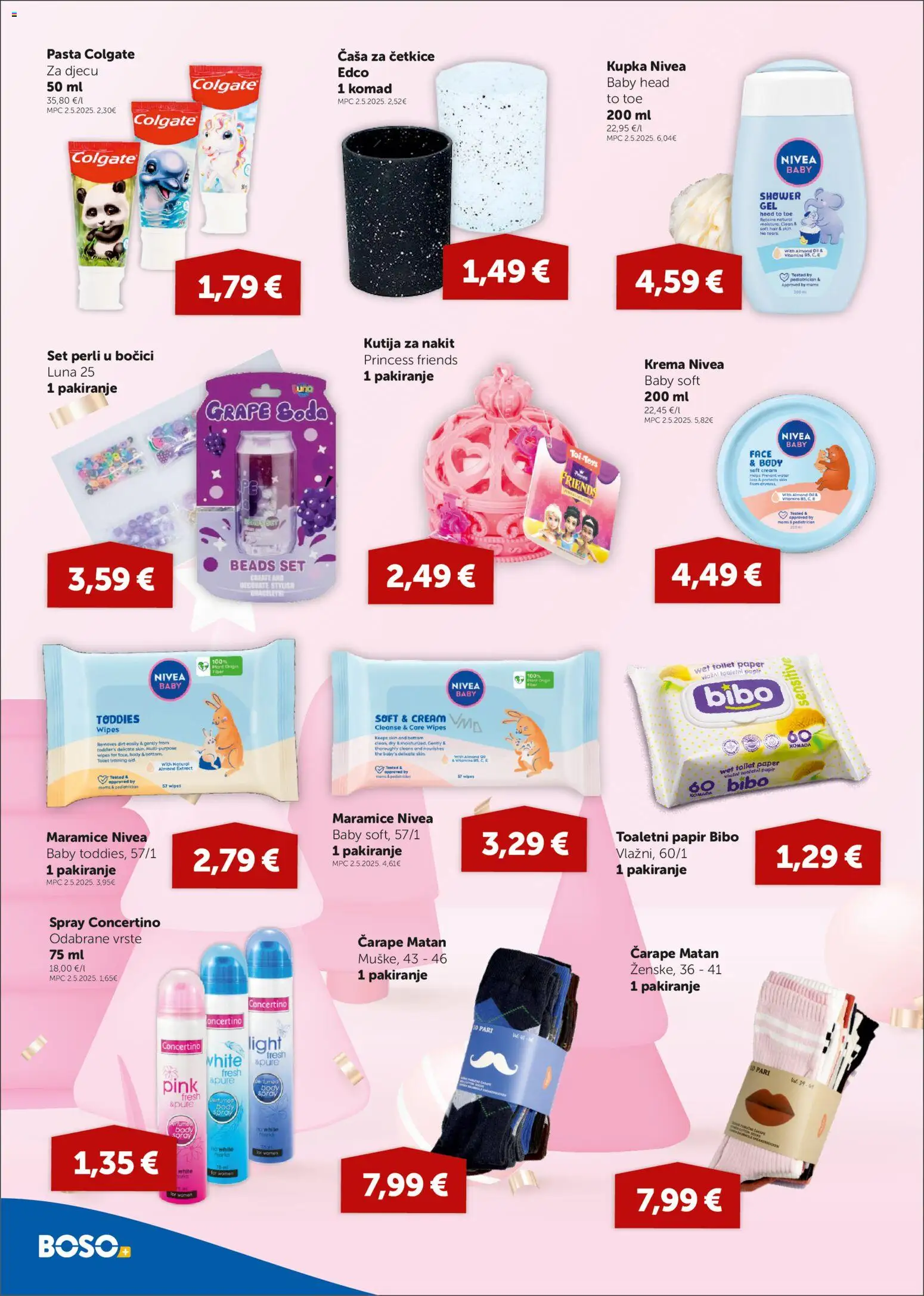 Boso katalog | vrijedi od 05.03.2026 | Stranica: 12 | Proizvodi: Kupka, Krema, Čarape, Nivea