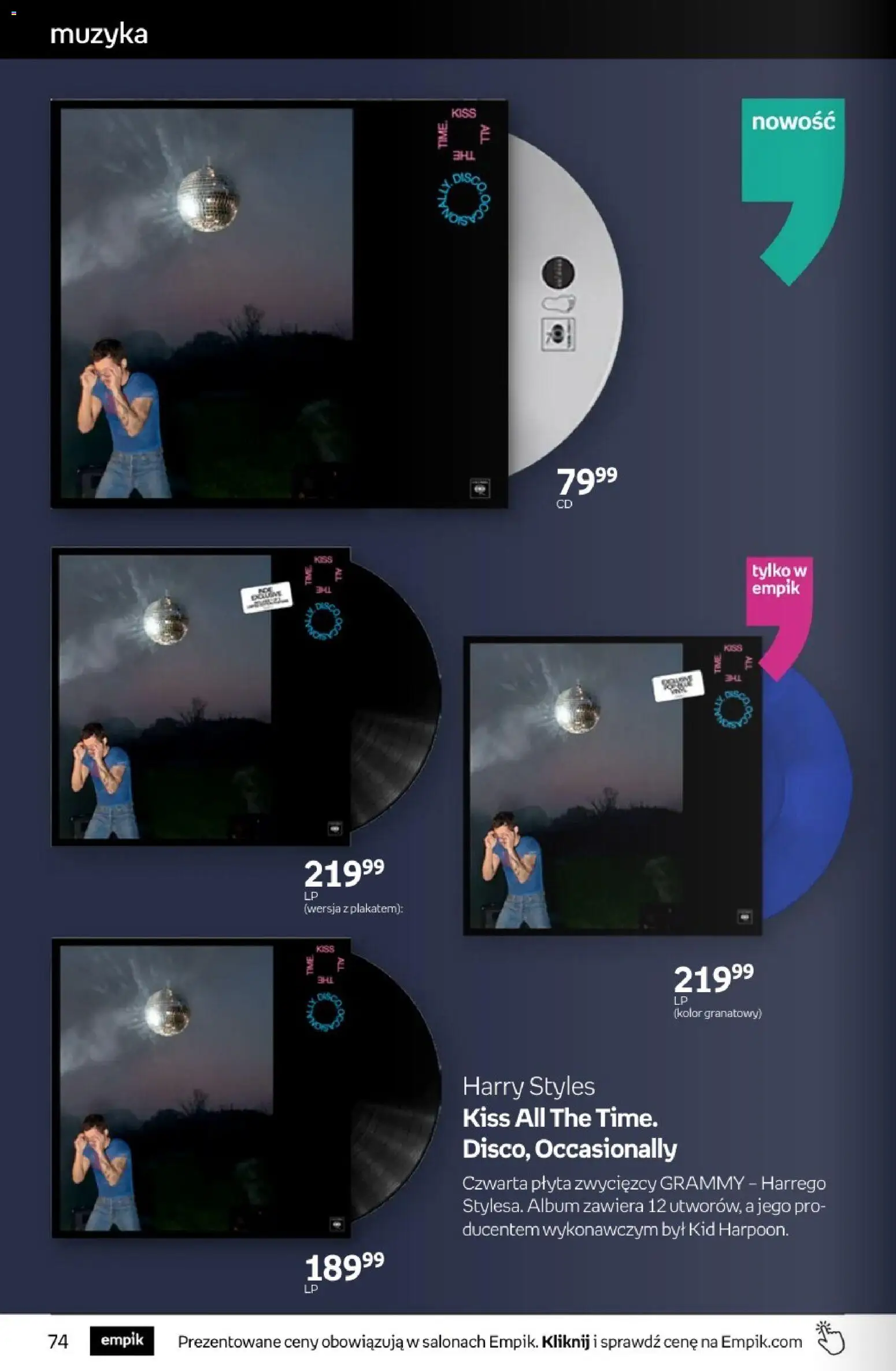 Empik promocje - Tom kultury Muzyka od 11.03.2026 | Strona: 2