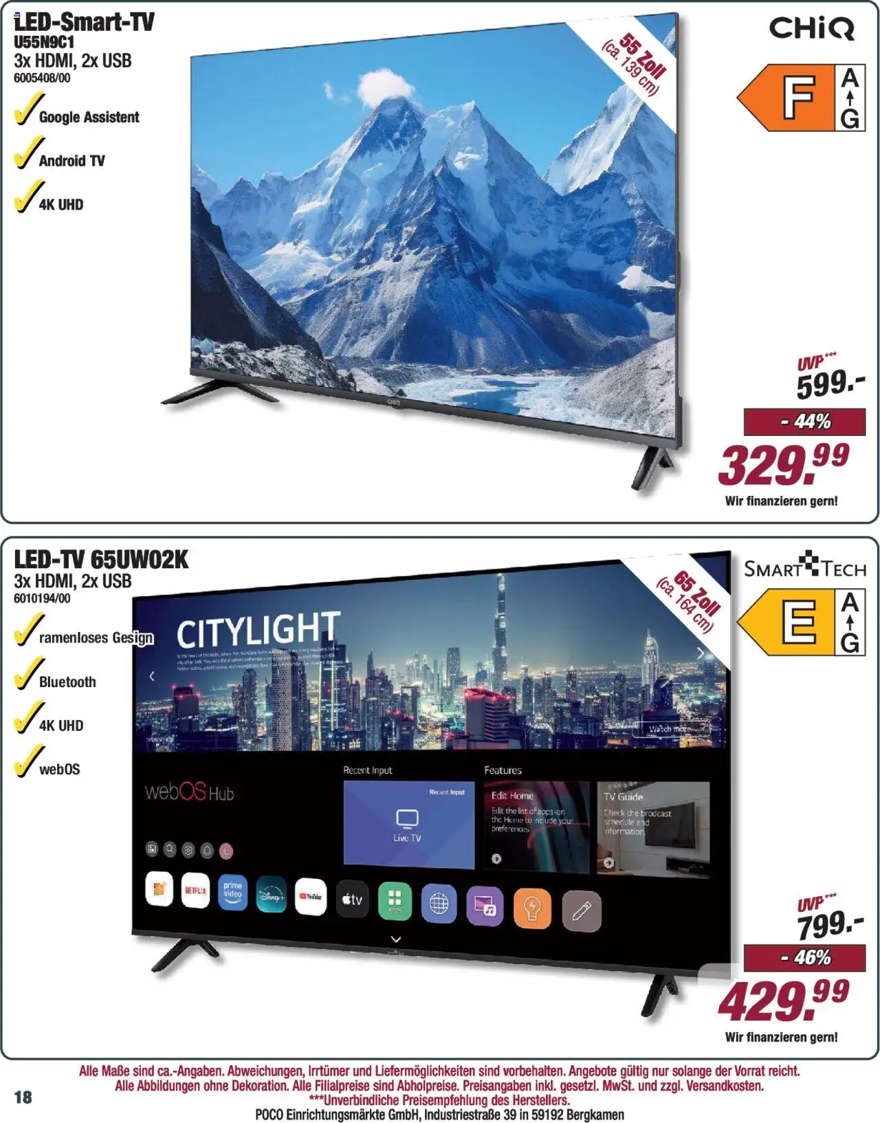 Poco Prospekt 	 - gültig ab dem 19.07.2025 | Seite: 18 | Produkte: USB, TV, Video