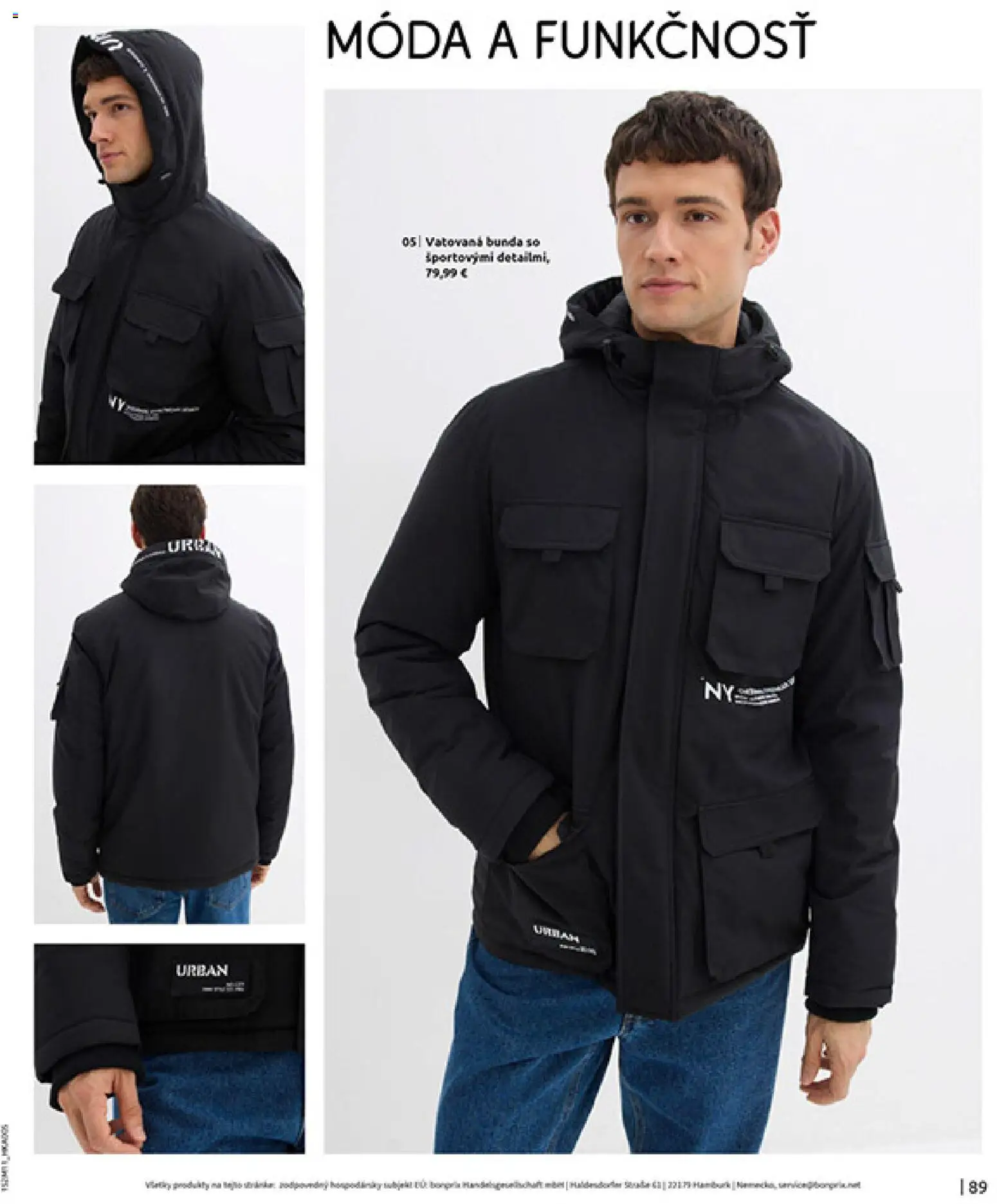 Nové Bonprix akcie – leták je platný od 16.12.2025 | Strana: 91 | Produkty: Bunda