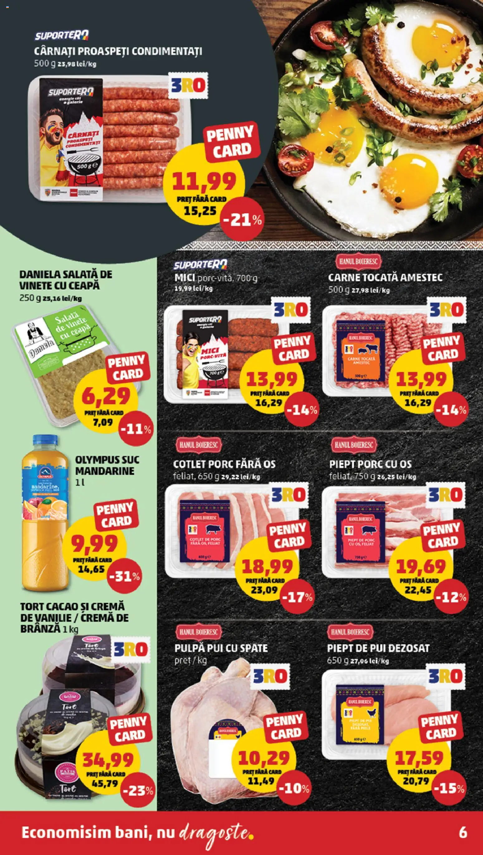 Noul catalog PENNY – valabil de la 07.01.2026 | Pagină: 6 | Produse: Mici, Brânză, Carne tocată, Ceapă